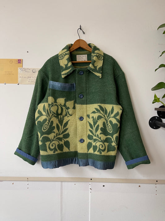 Green Floral Jacket [M]