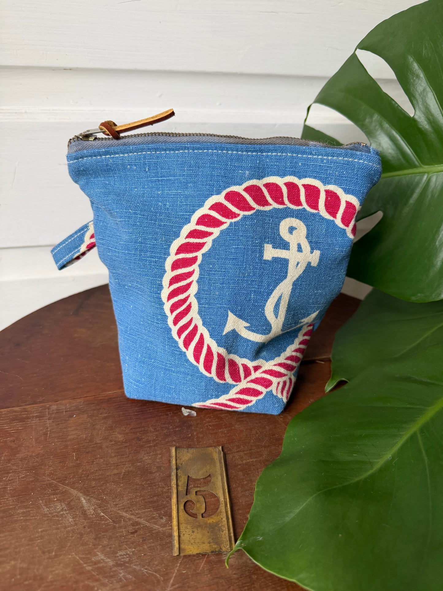 Nautical Zipper Pouches