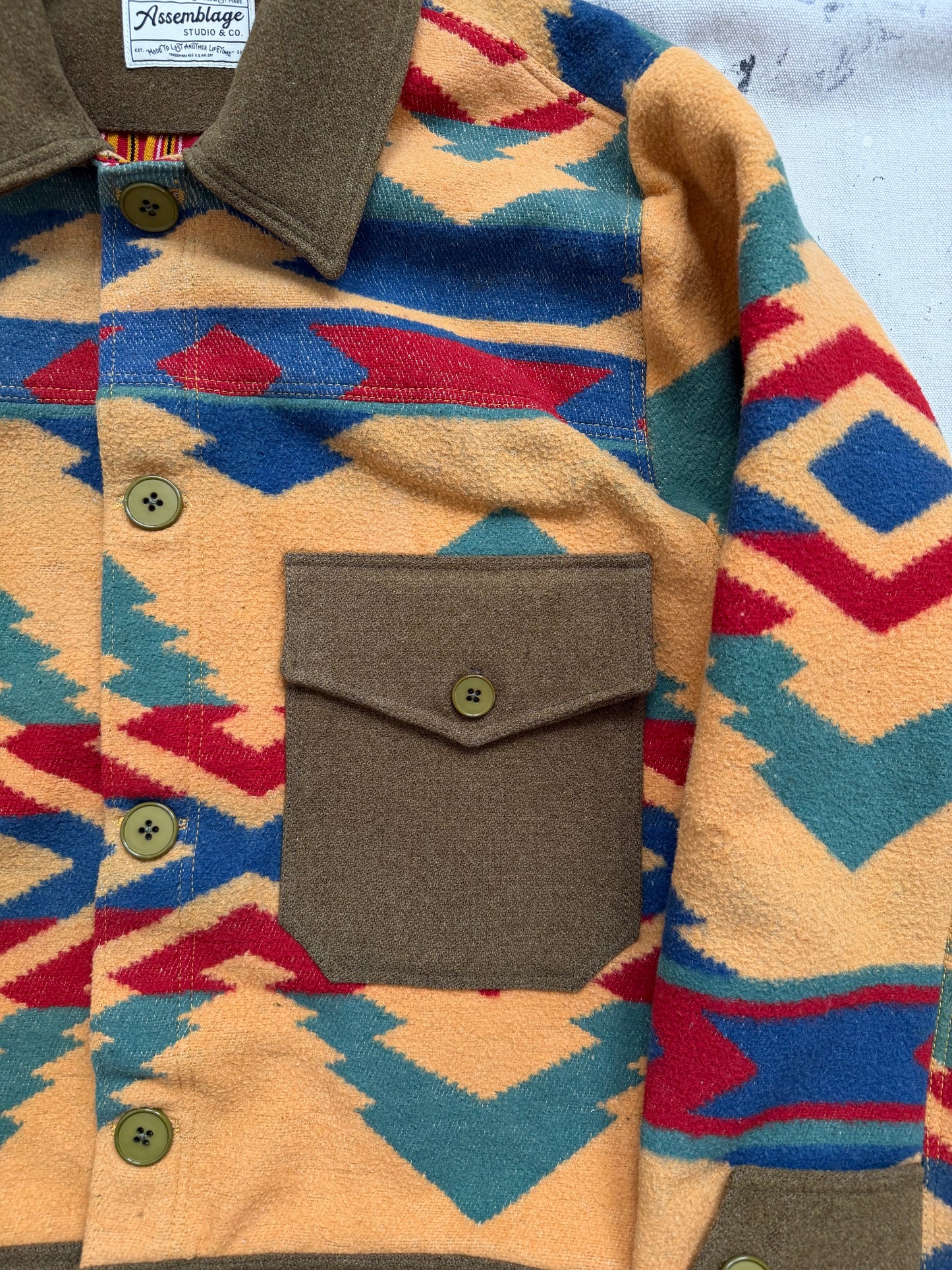 Camp Blanket Wool Jacket [L]