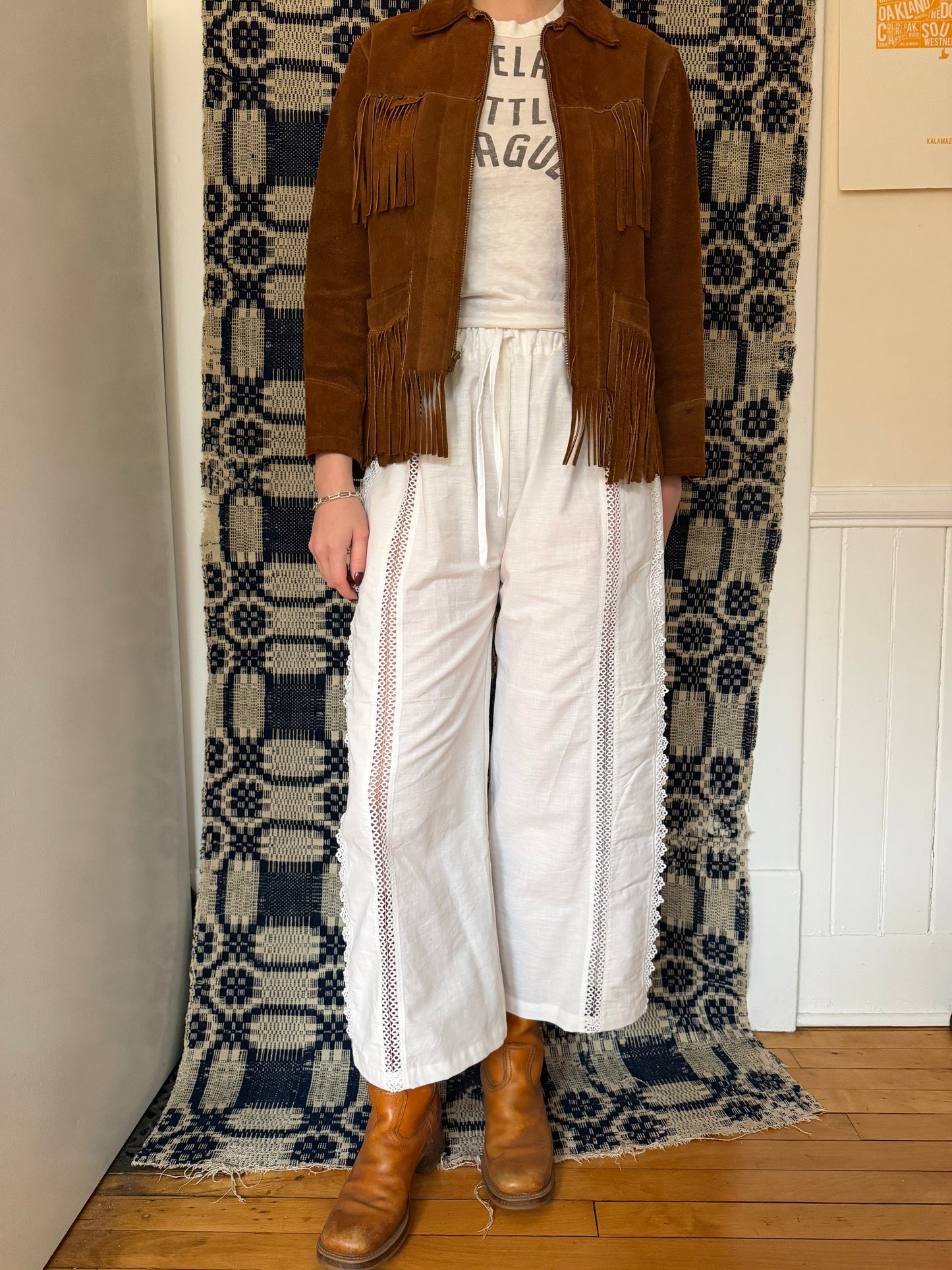 Crochet Stripe Bloomer Pants [S]