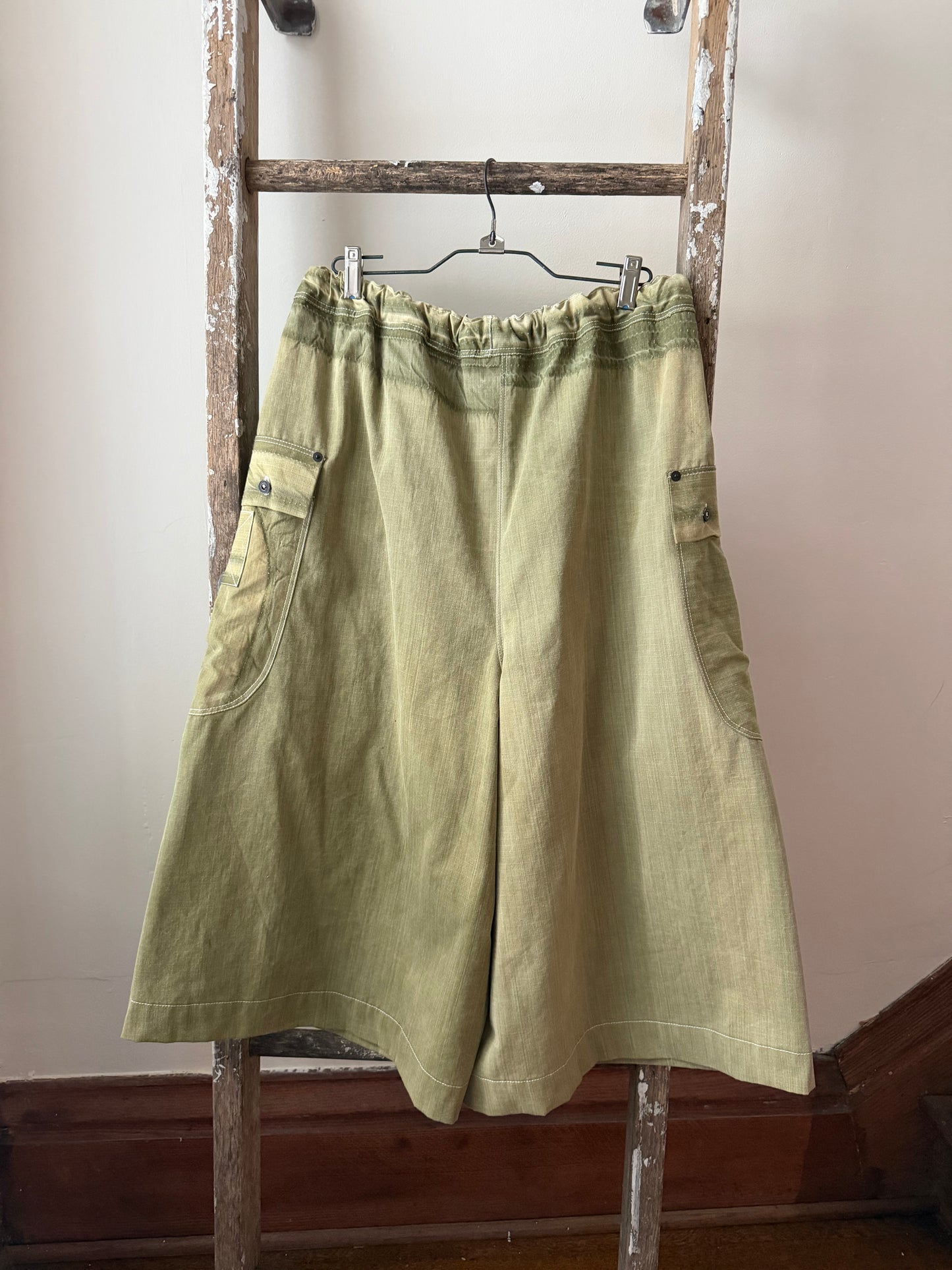 Olive Ripstop Culottes [L]