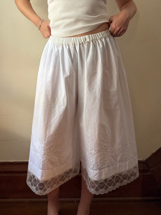 Pillowcase Bloomers with Lace Hem [OS]