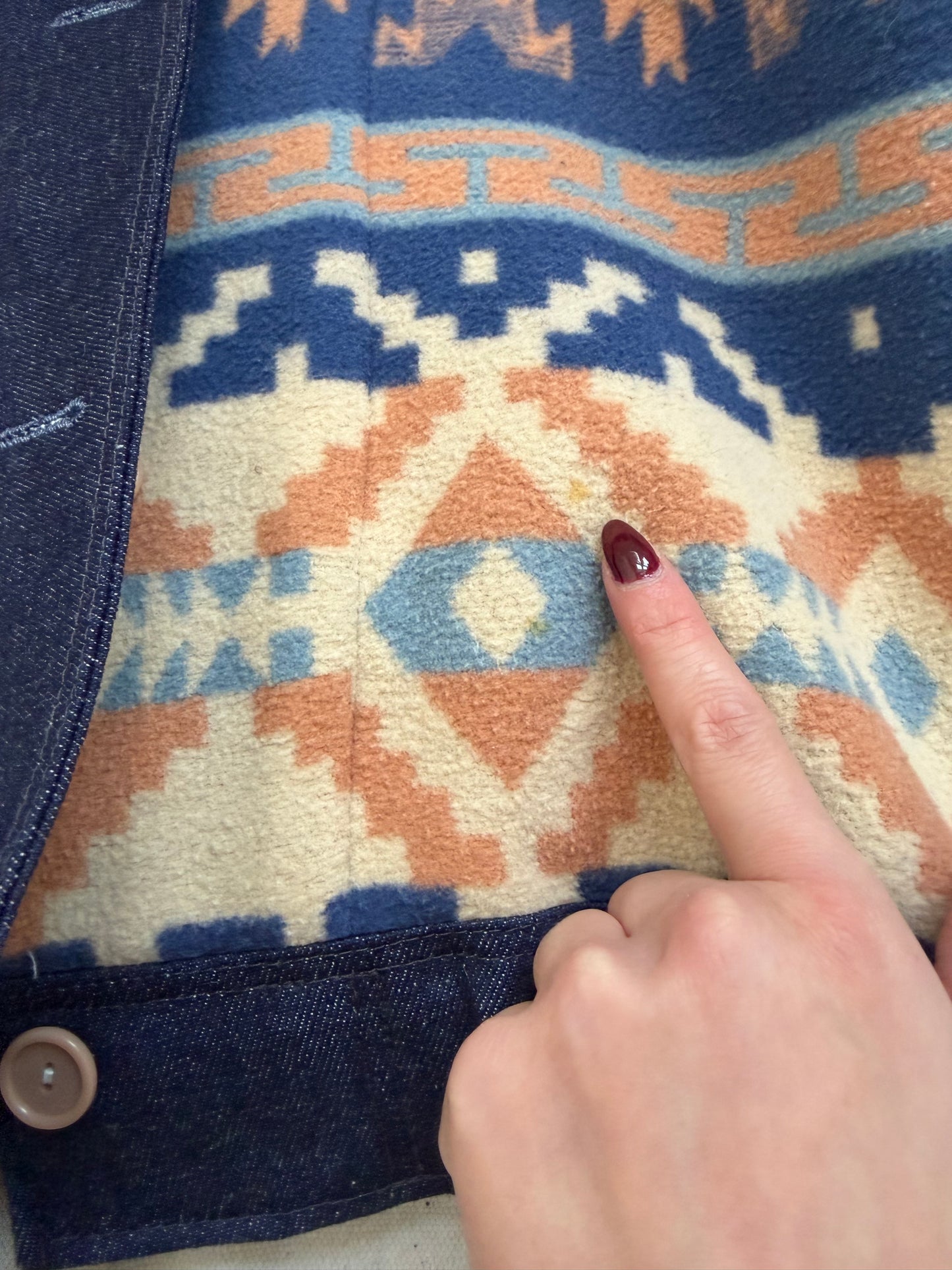 Camp Blanket & Denim Jacket [S]