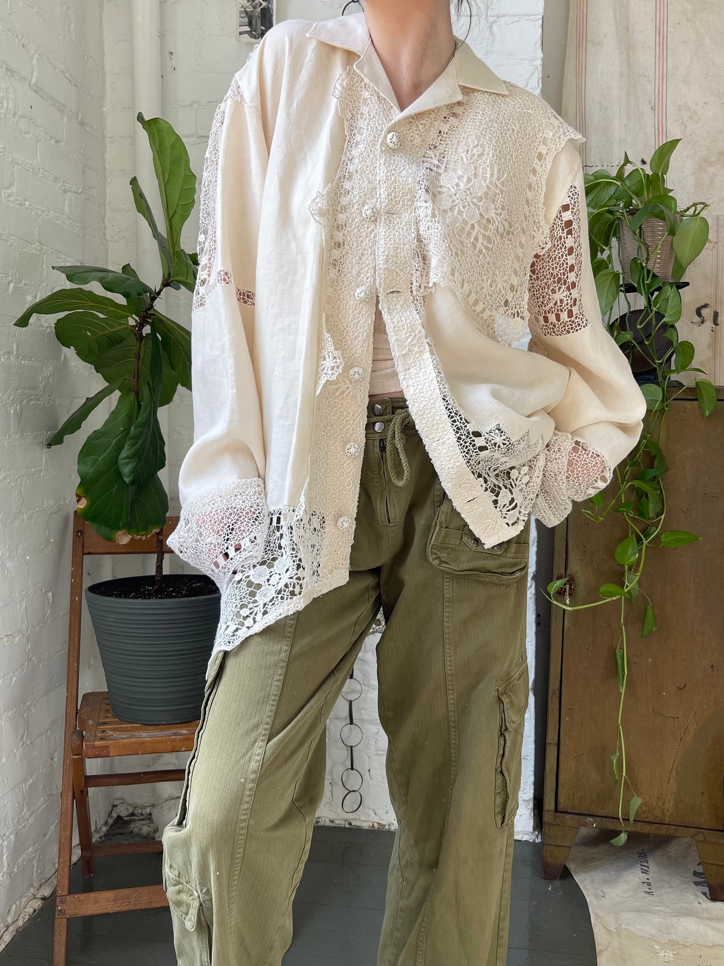 Heirloom Linen Shirt [L]