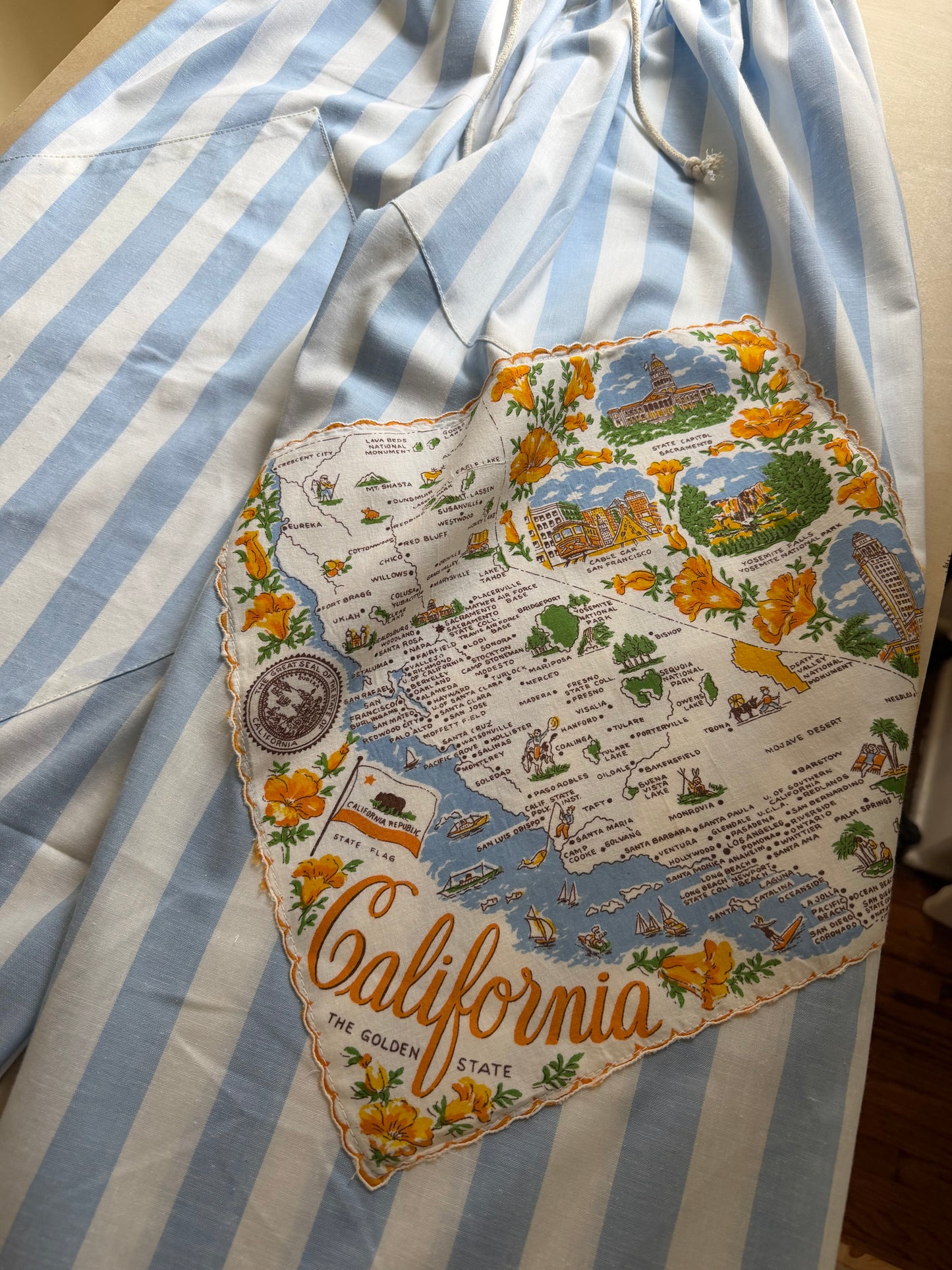 California Striped Beach Pants [OS]