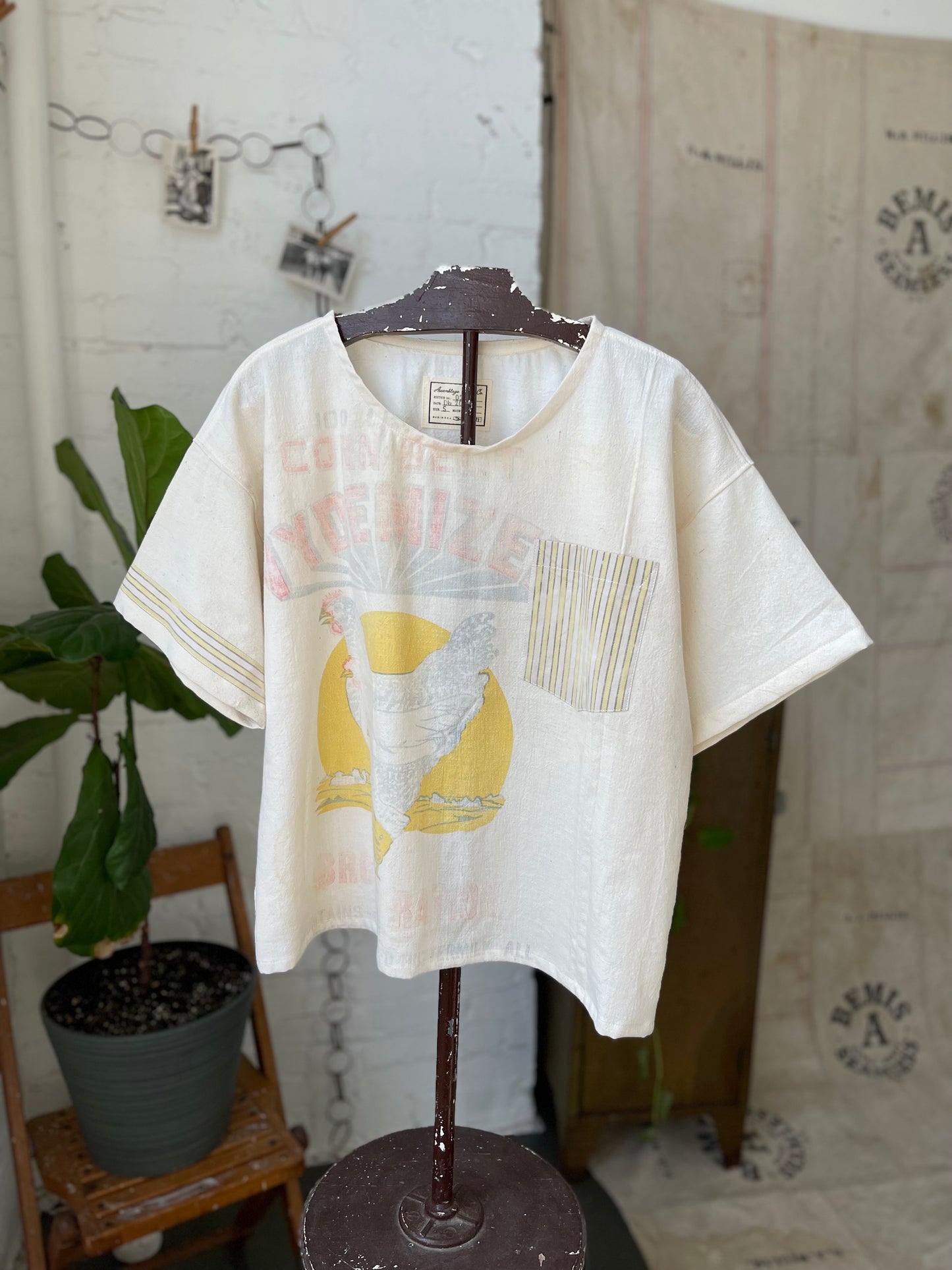 Sunshine Feedsack Tee [S]