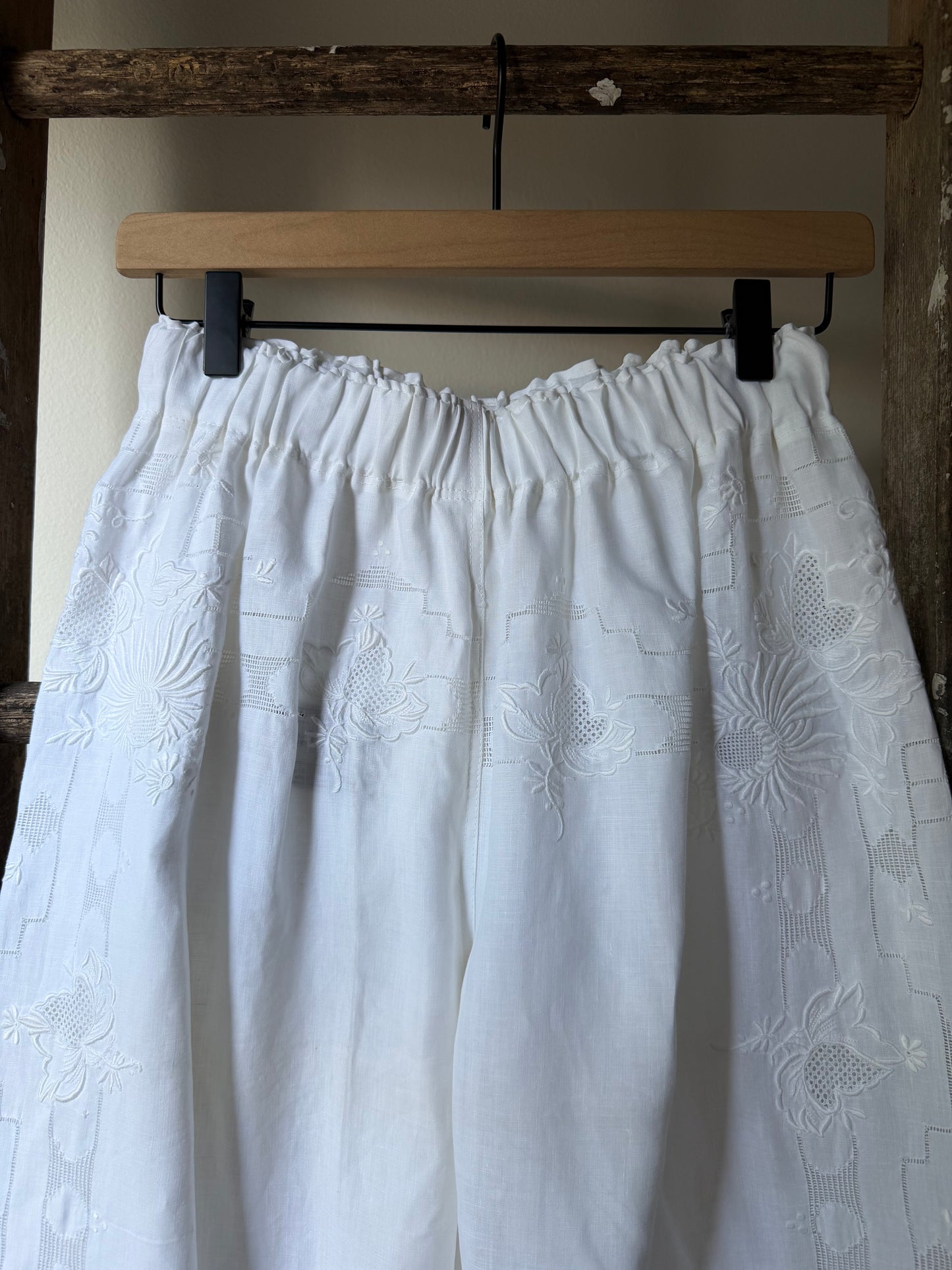 Heirloom Linen Bloomer Pants w/ Wrap Skirt [S/M]