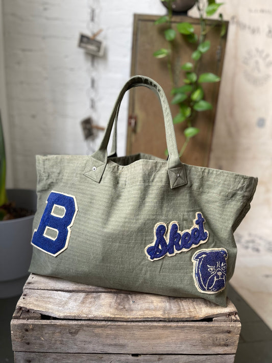 Military HBT Bulldog Tote