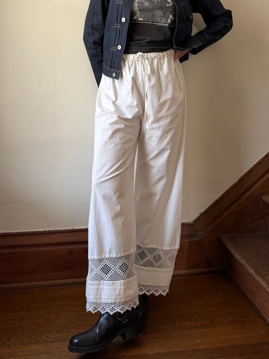 Double Crochet Hem Bloomer Pants w/ Apron [M/L]