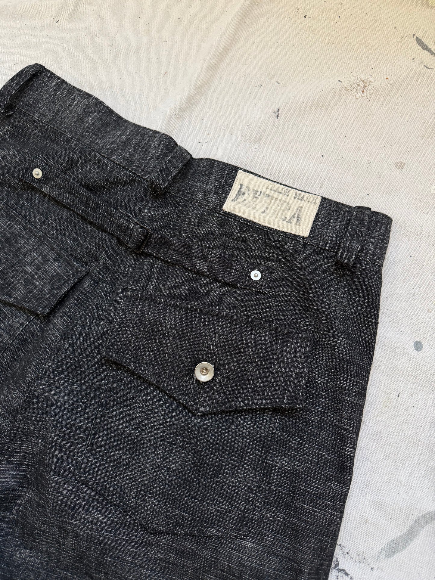 Slub Denim Buckleback Friskos [34x32]