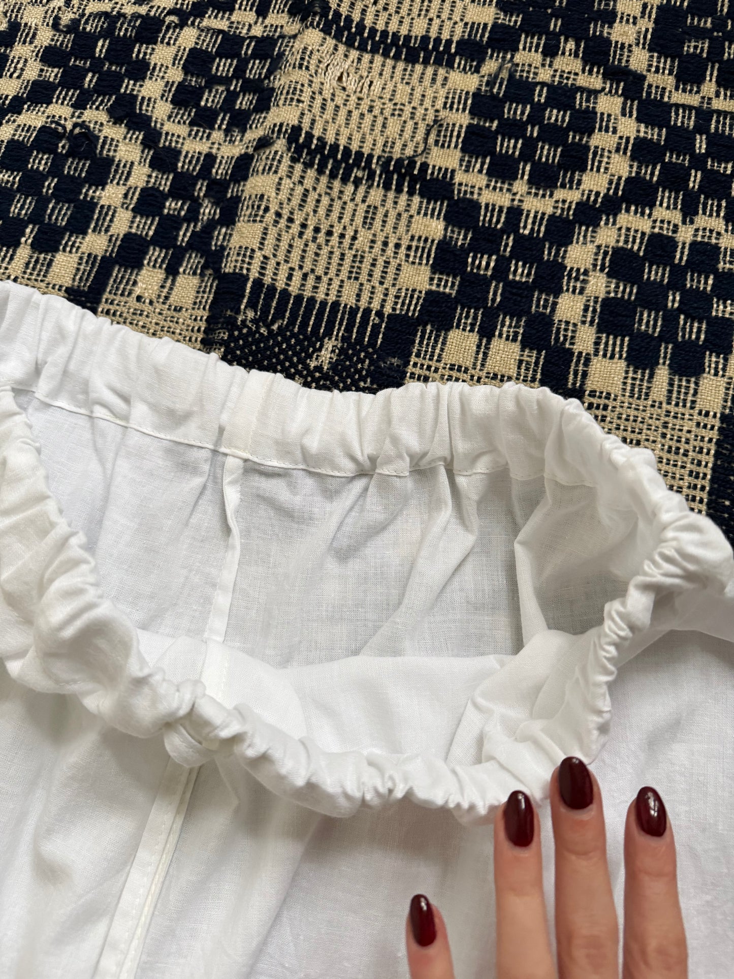 Crochet Hem Bloomer Pants [L]