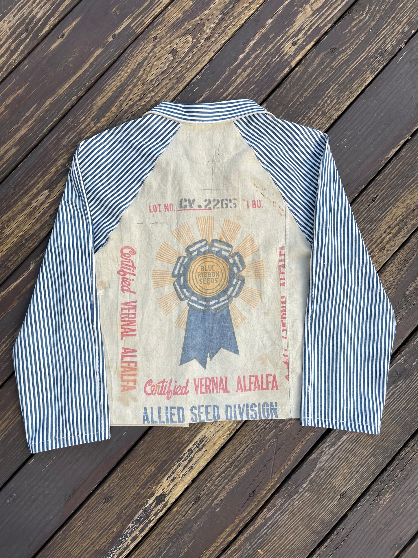 Blue Ribbon Feedsack Engineer Coat [S/M]