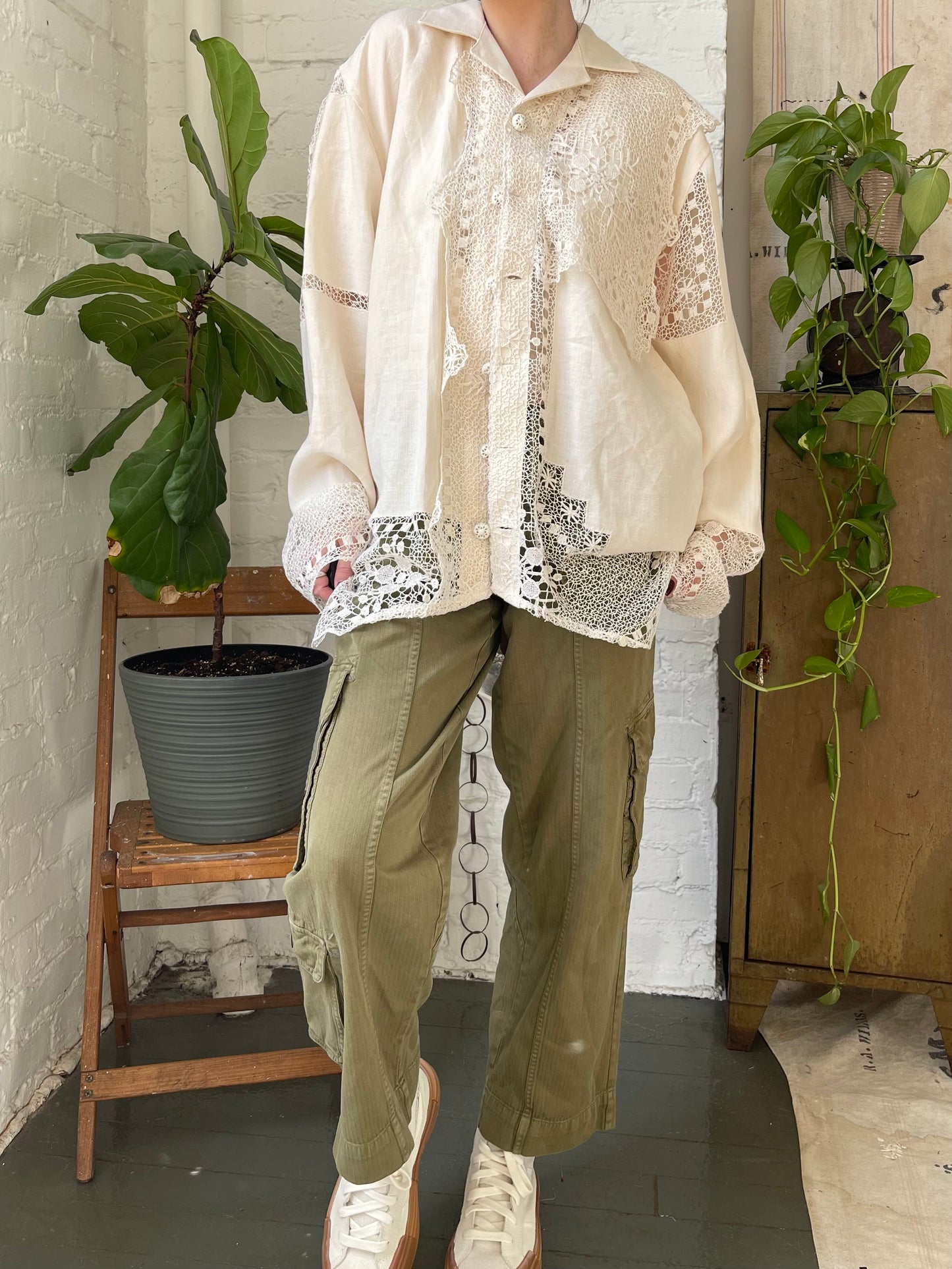 Heirloom Linen Shirt [L]