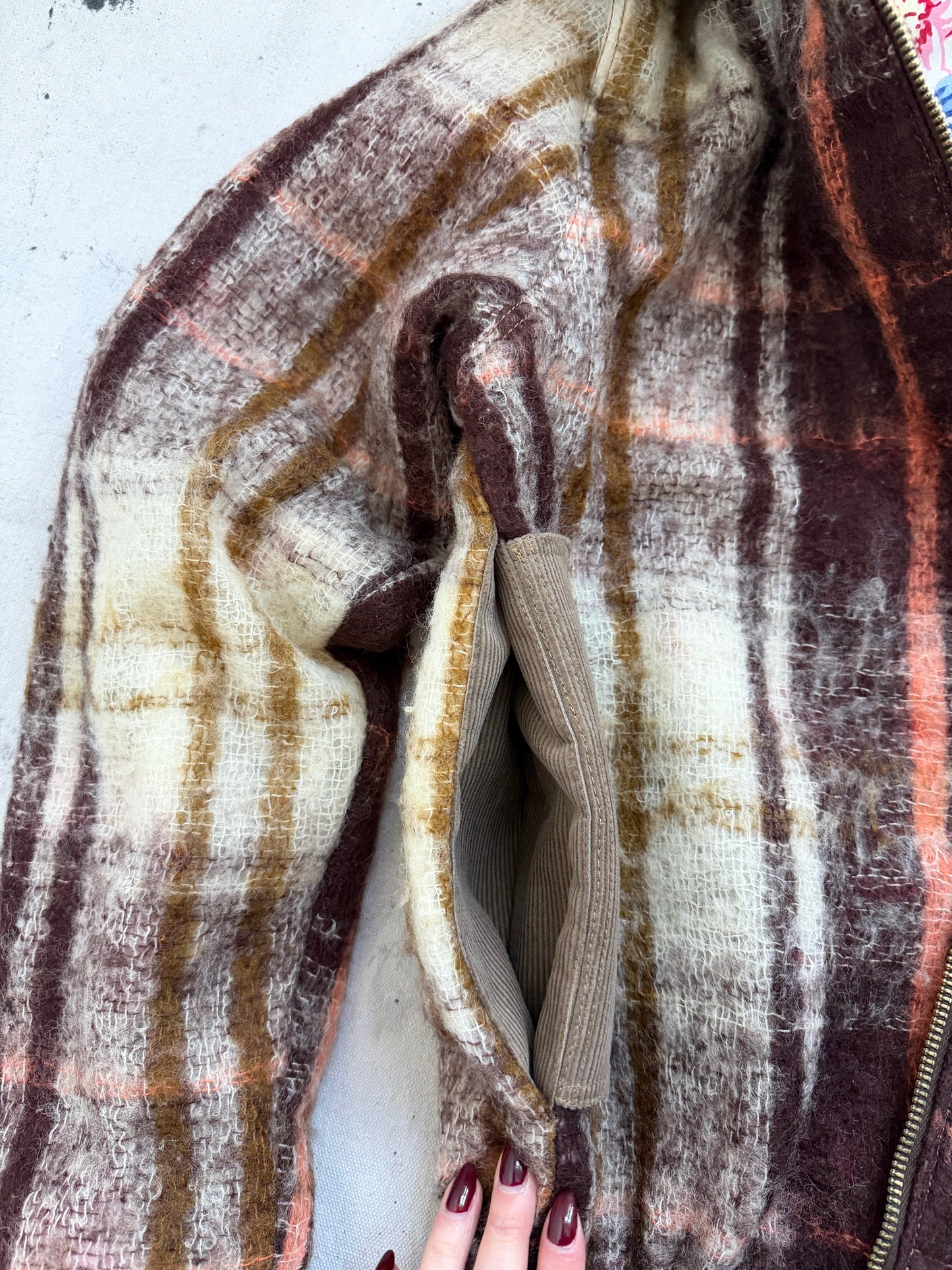 Mohair & Corduroy Jacket [M]