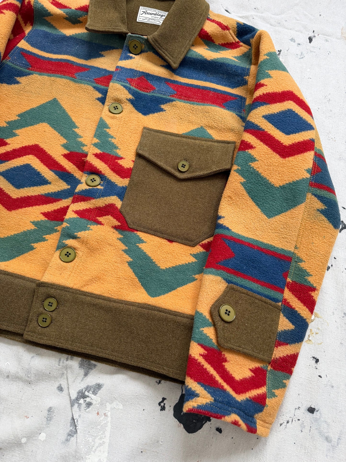 Camp Blanket Wool Jacket [L]