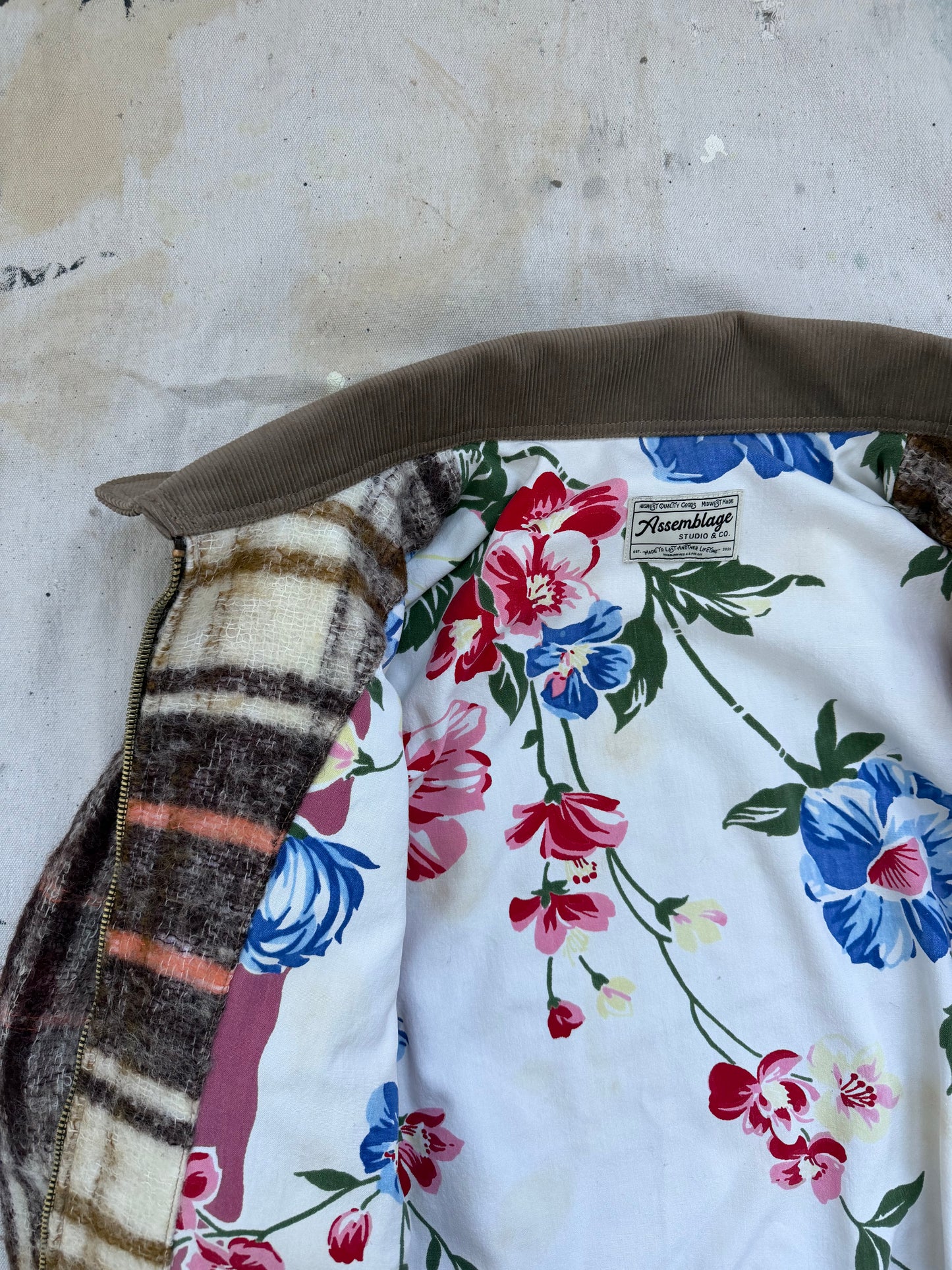 Mohair & Corduroy Jacket [M]