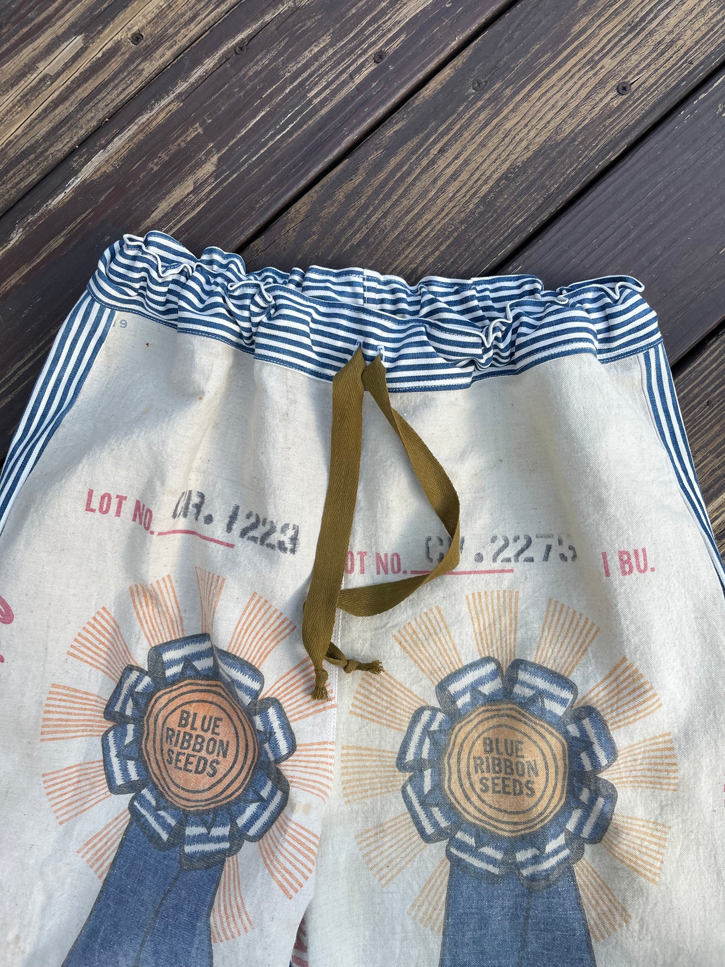 Blue Ribbon Feedsack Pants [M]