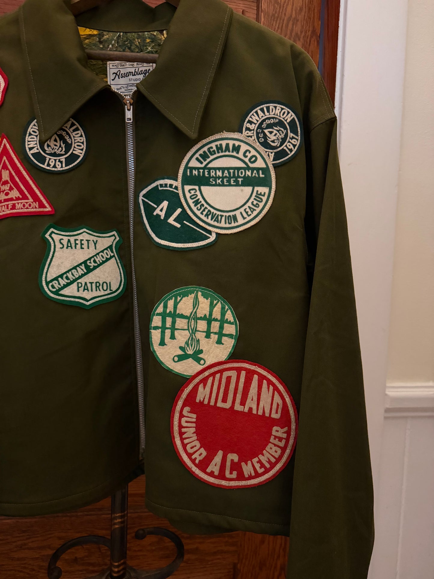 Olive Souvenir Camp Jacket [M]