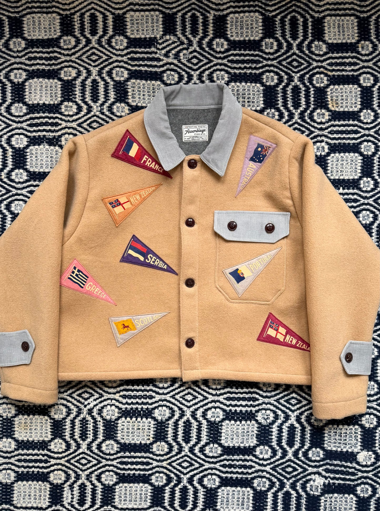 Wool Pennant Coat [L]