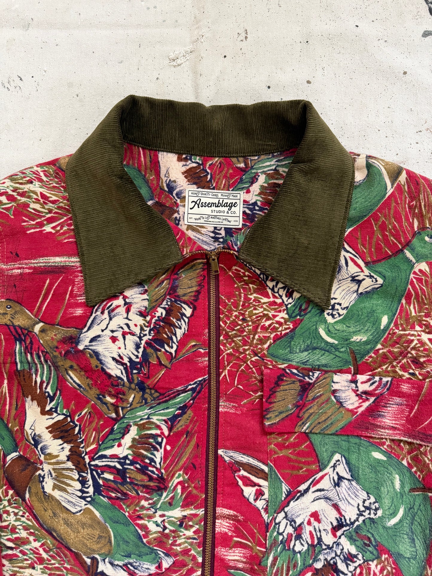 Maroon Mallard Jacket [S/M]