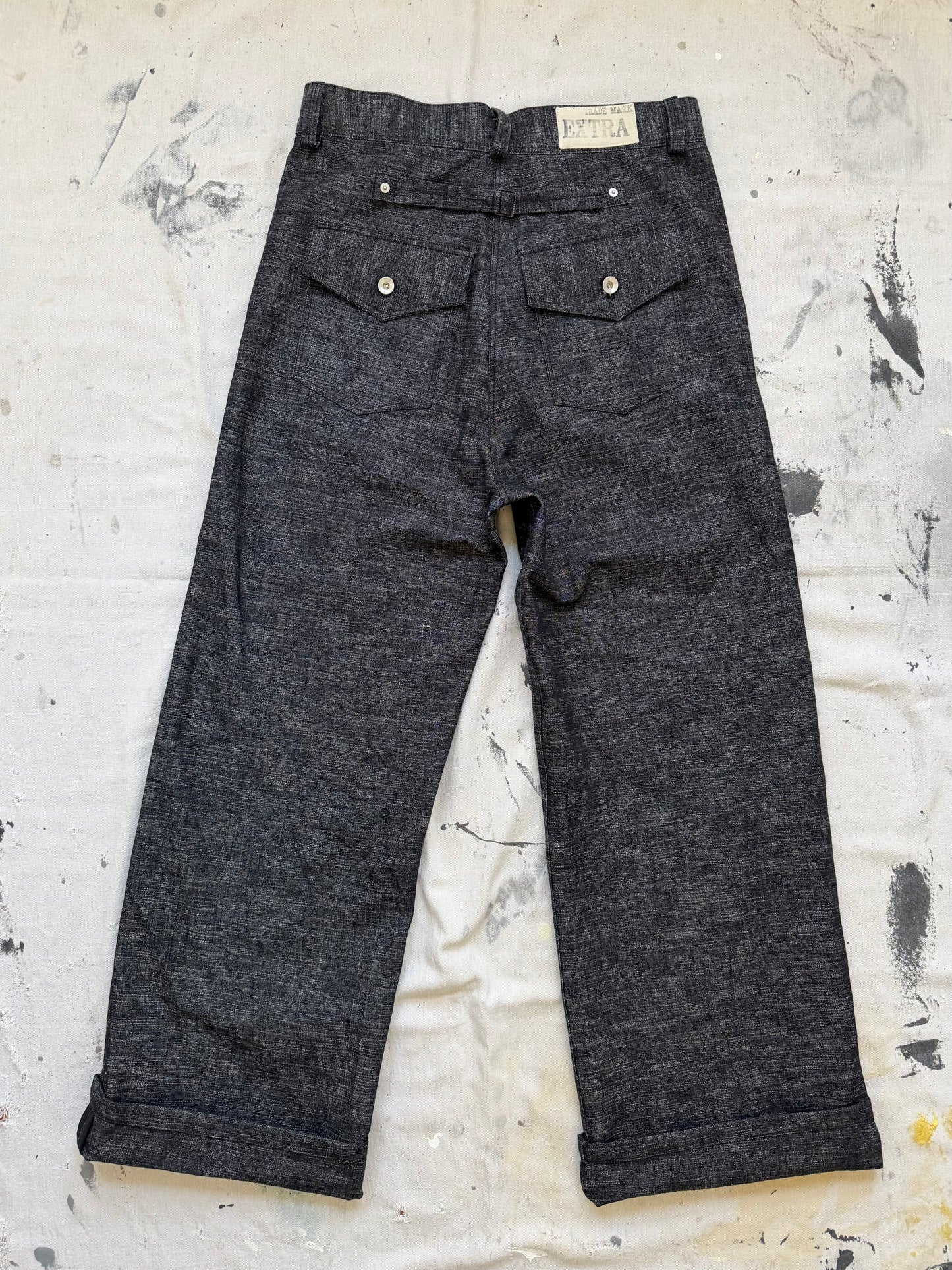 Slub Denim Buckleback Friskos [34x32]