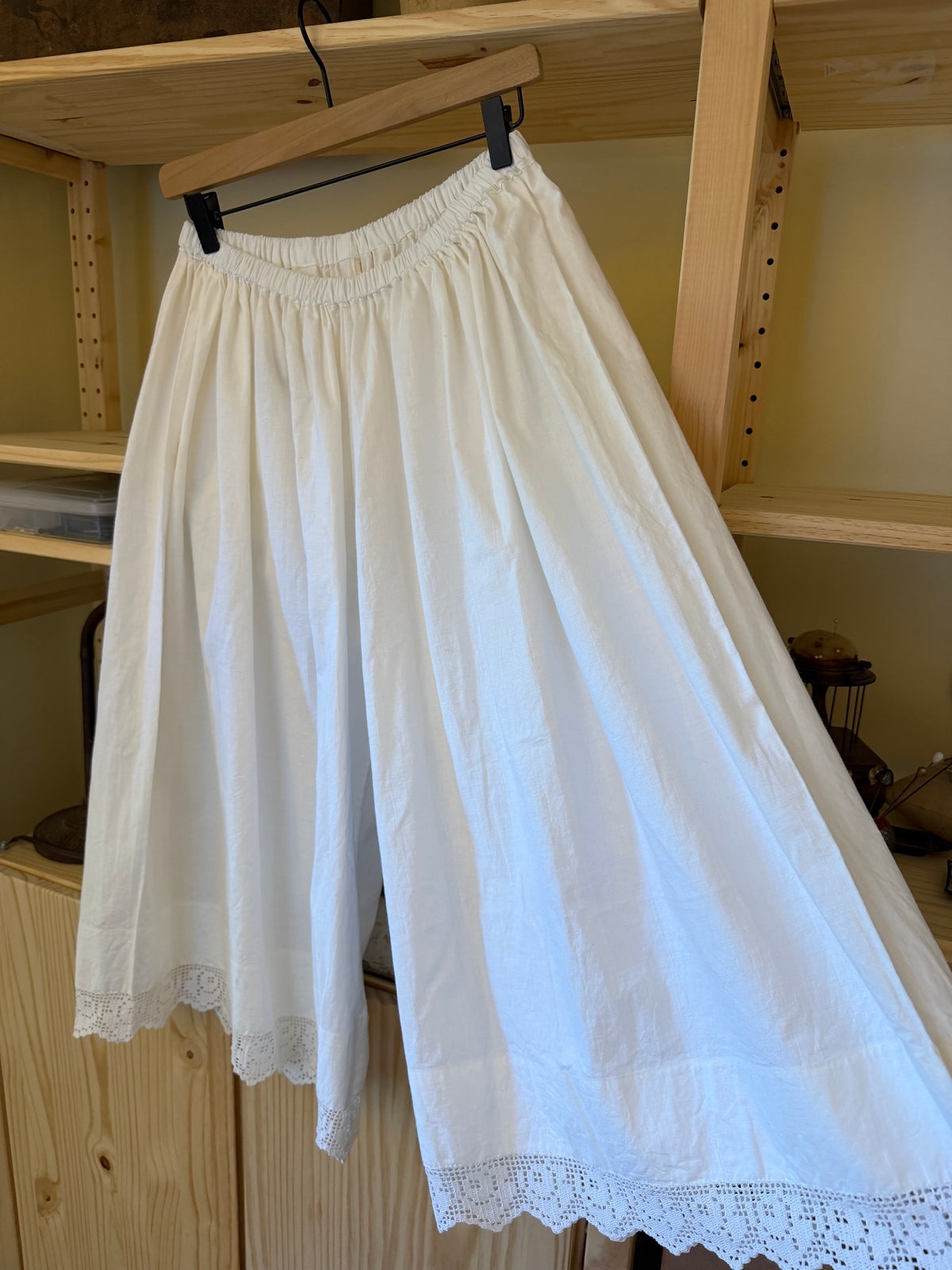 Pillowcase Bloomers with Floral Crochet Hem [OS]