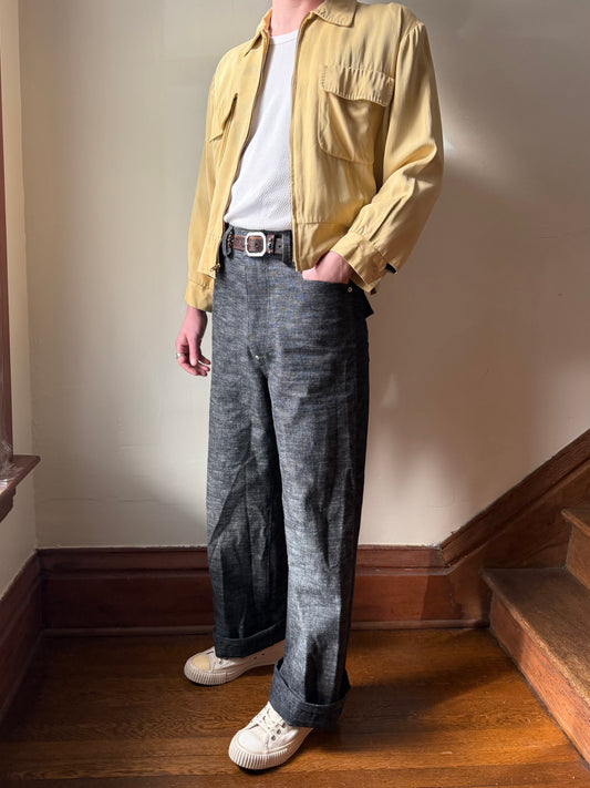 Slub Denim Buckleback Friskos [34x32]