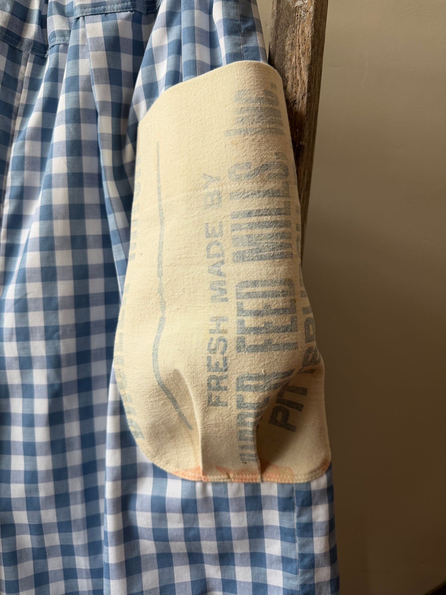 Gingham Feedsack Trousers [L]
