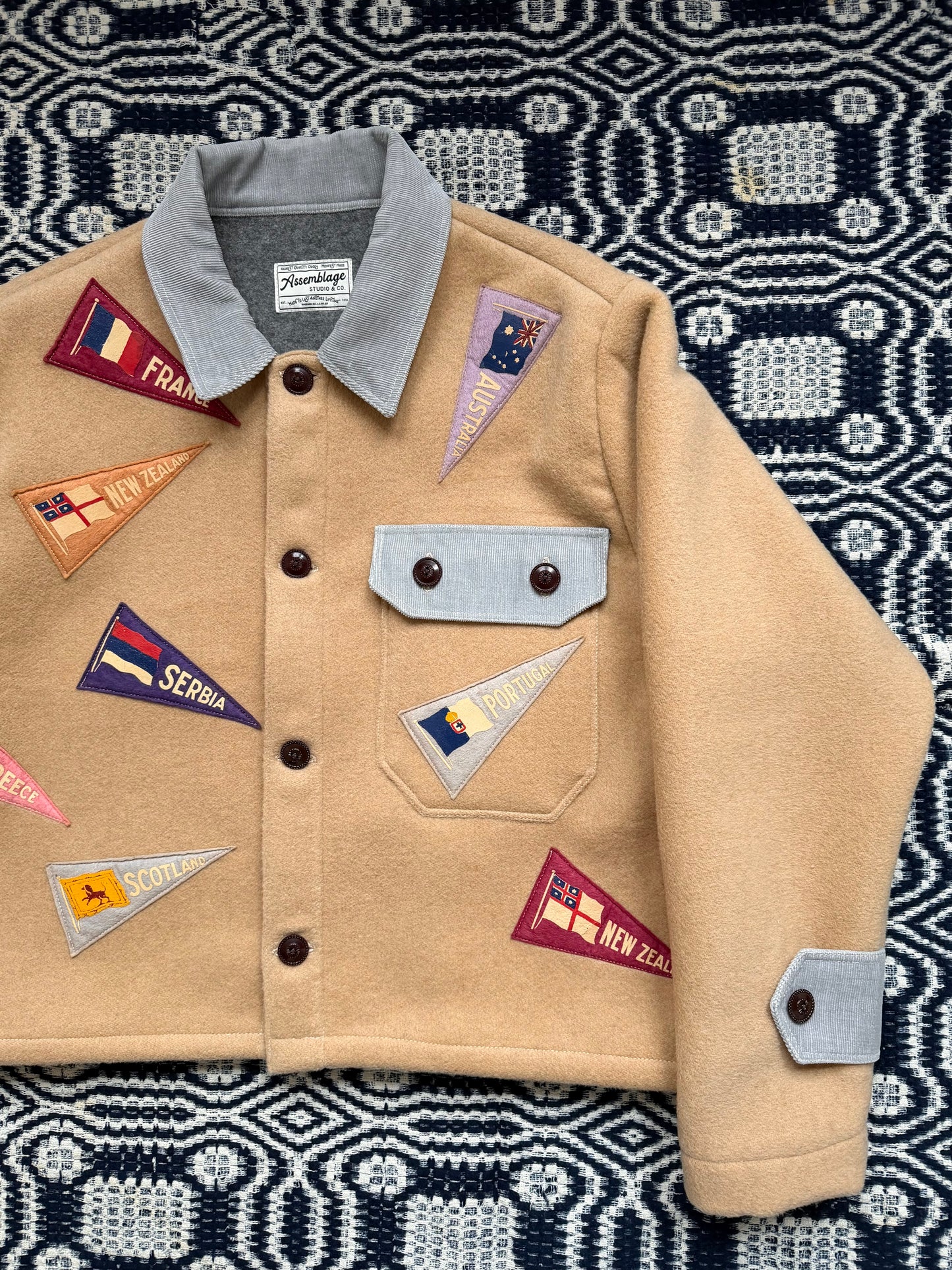 Wool Pennant Coat [L]