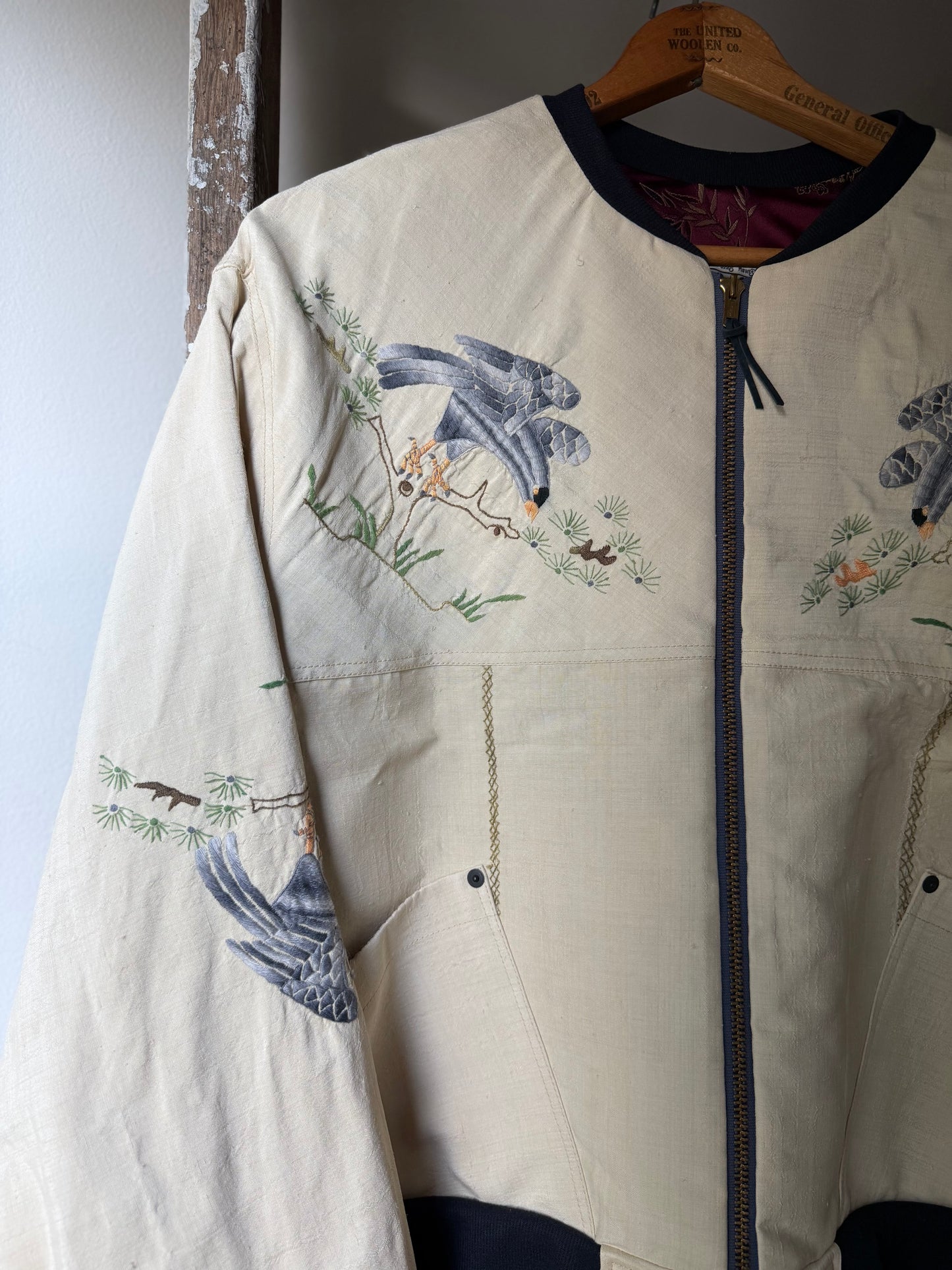 Embroidered Souvenir Jacket [XL]