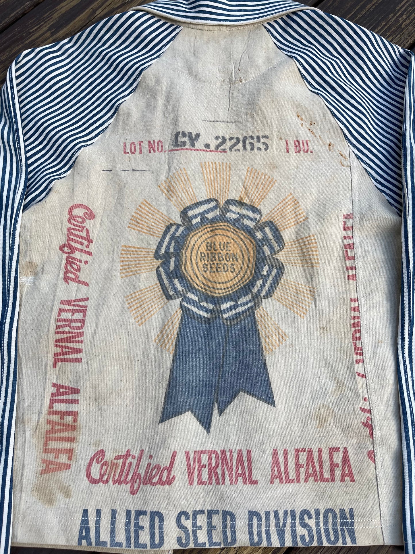 Blue Ribbon Feedsack Engineer Coat [S/M]