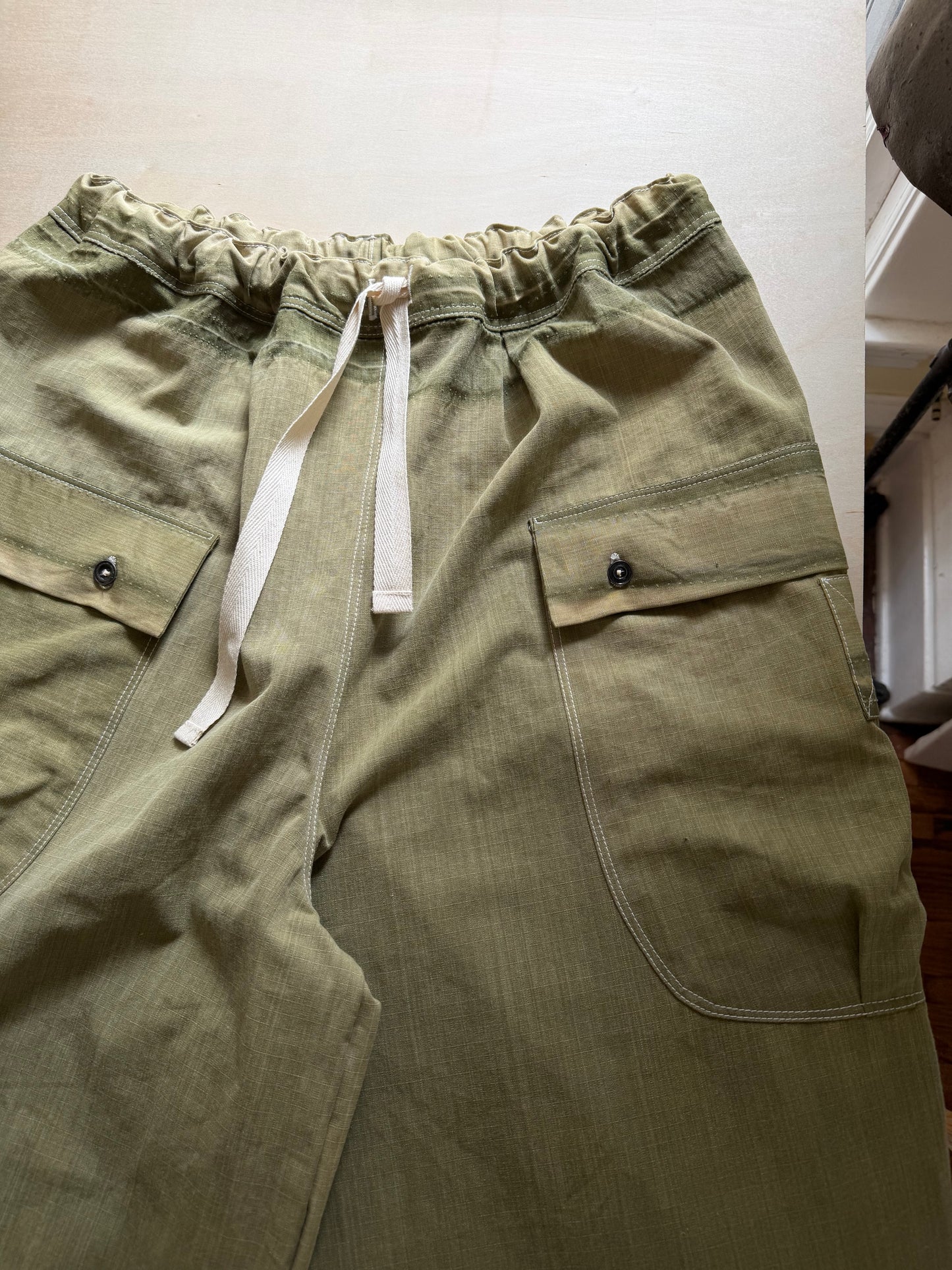 Olive Ripstop Culottes [L]