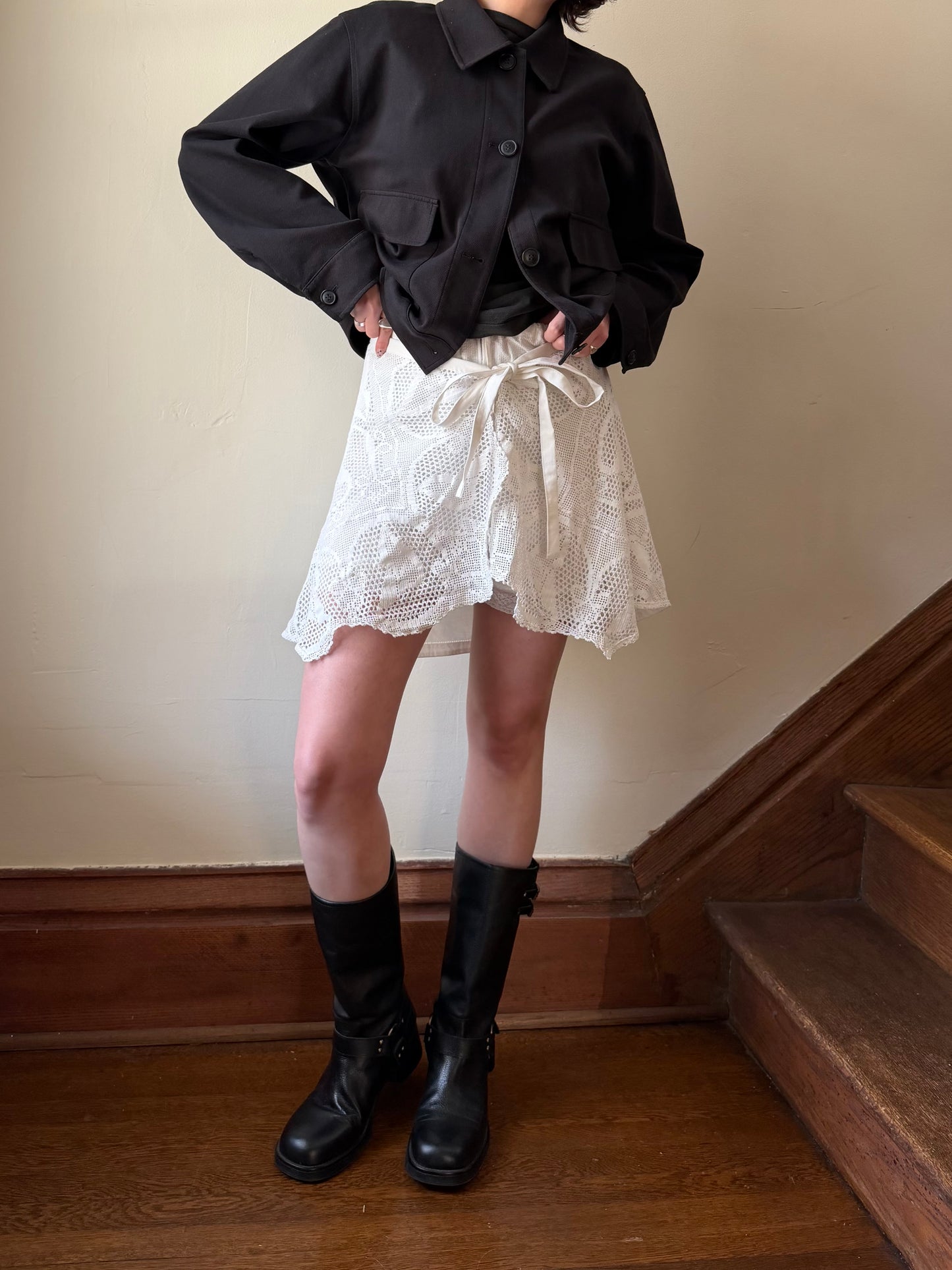 Lace Bloomer Shorts w/ Wrap Skirt [XS/S]