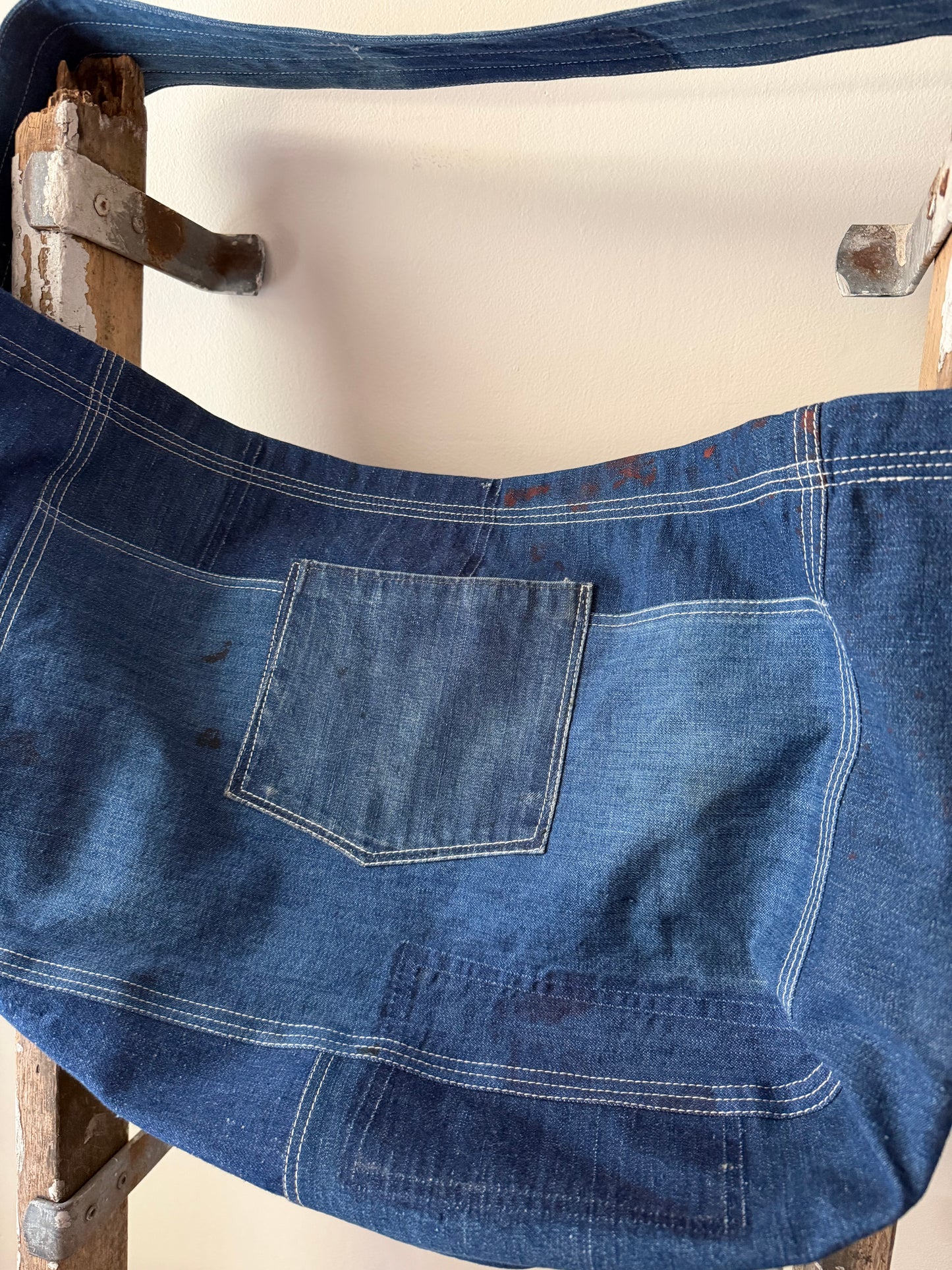 Toledo Denim Newspaper Bag