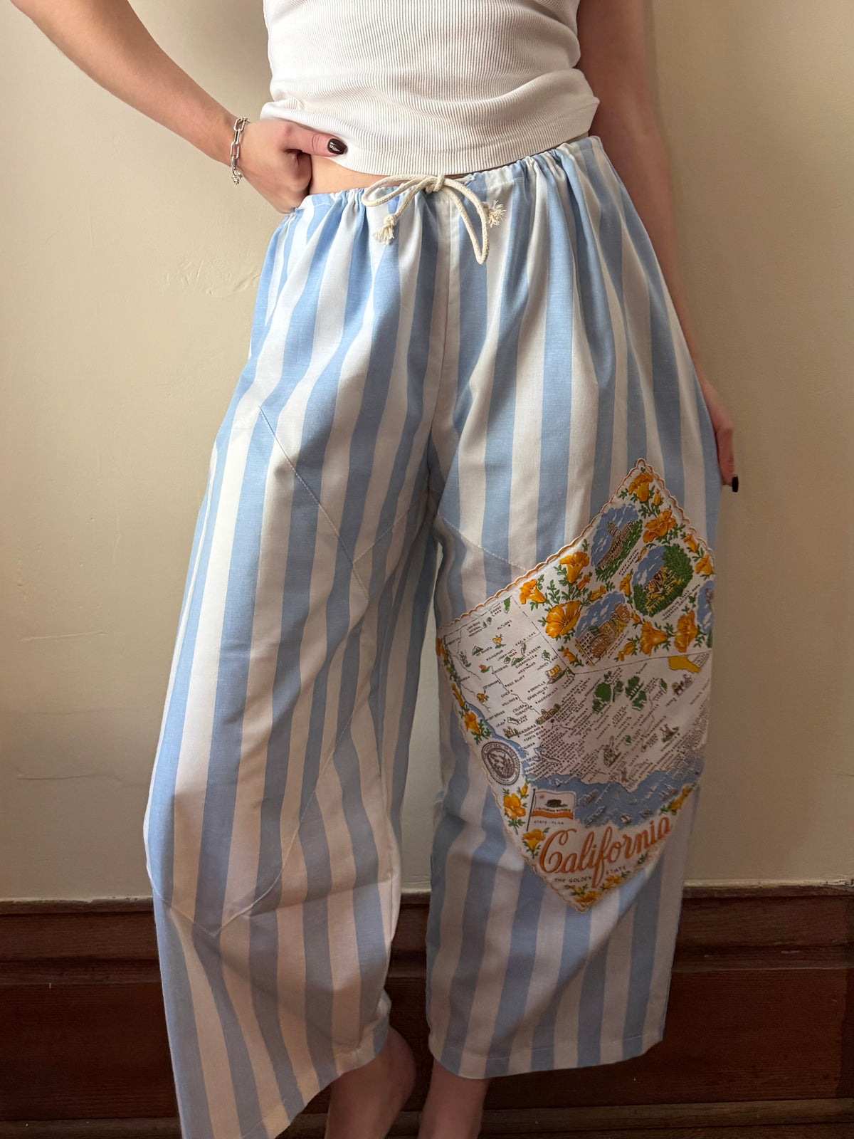 California Striped Beach Pants [OS]