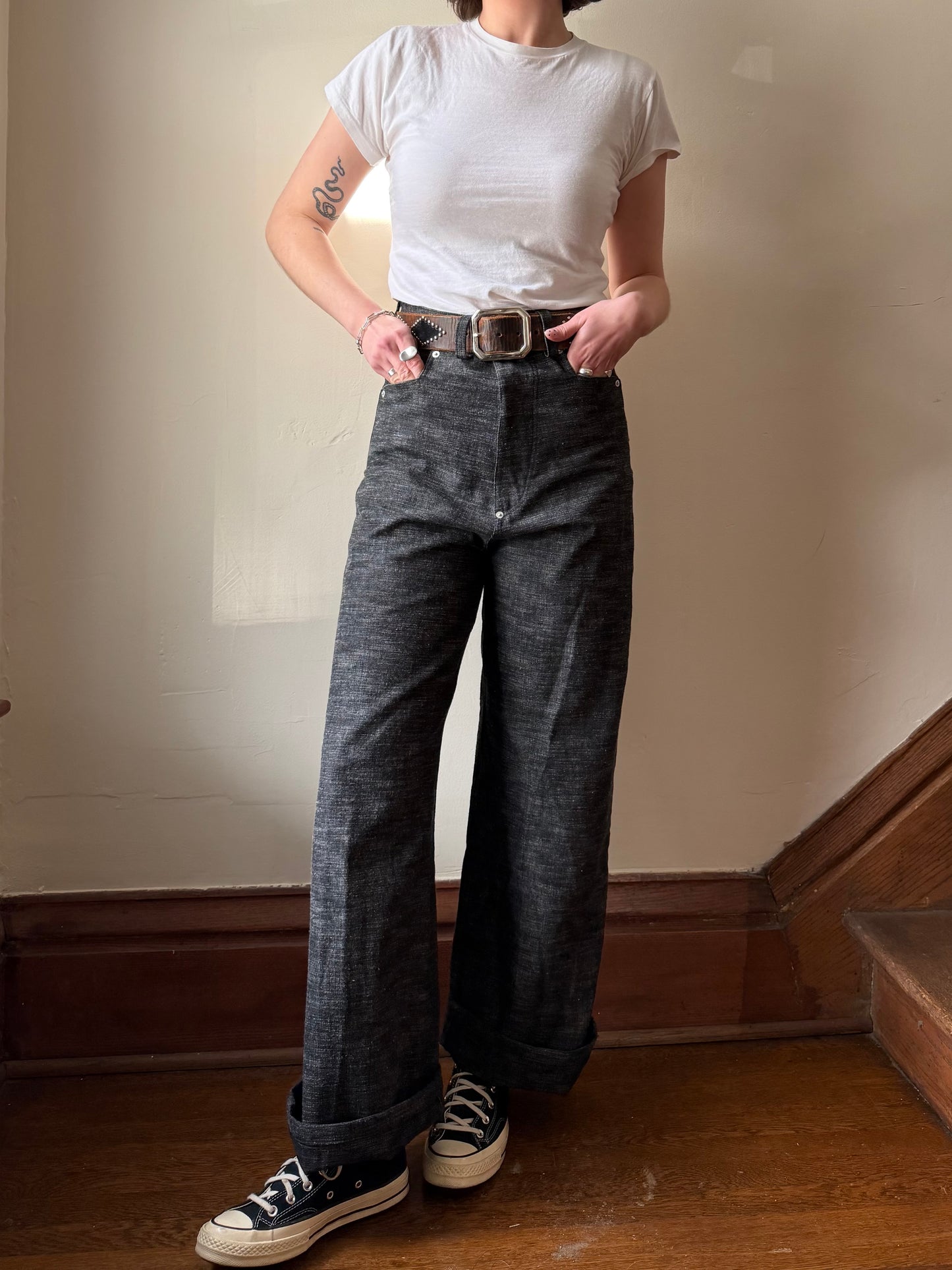 Slub Denim Buckleback Friskos [30x31]