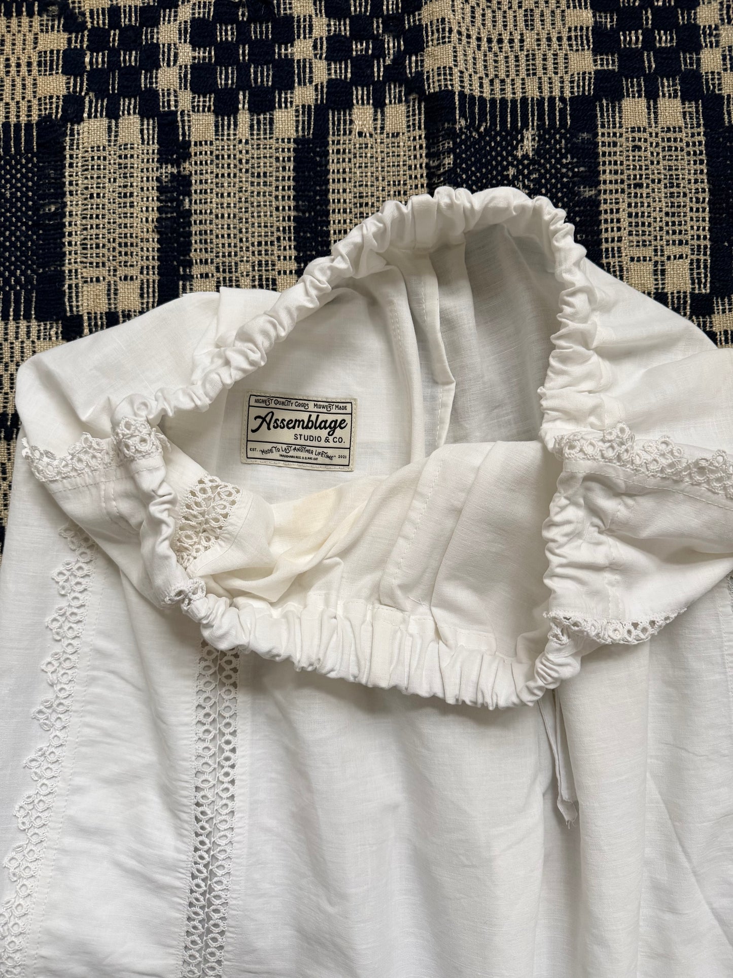 Crochet Stripe Bloomer Pants [S]