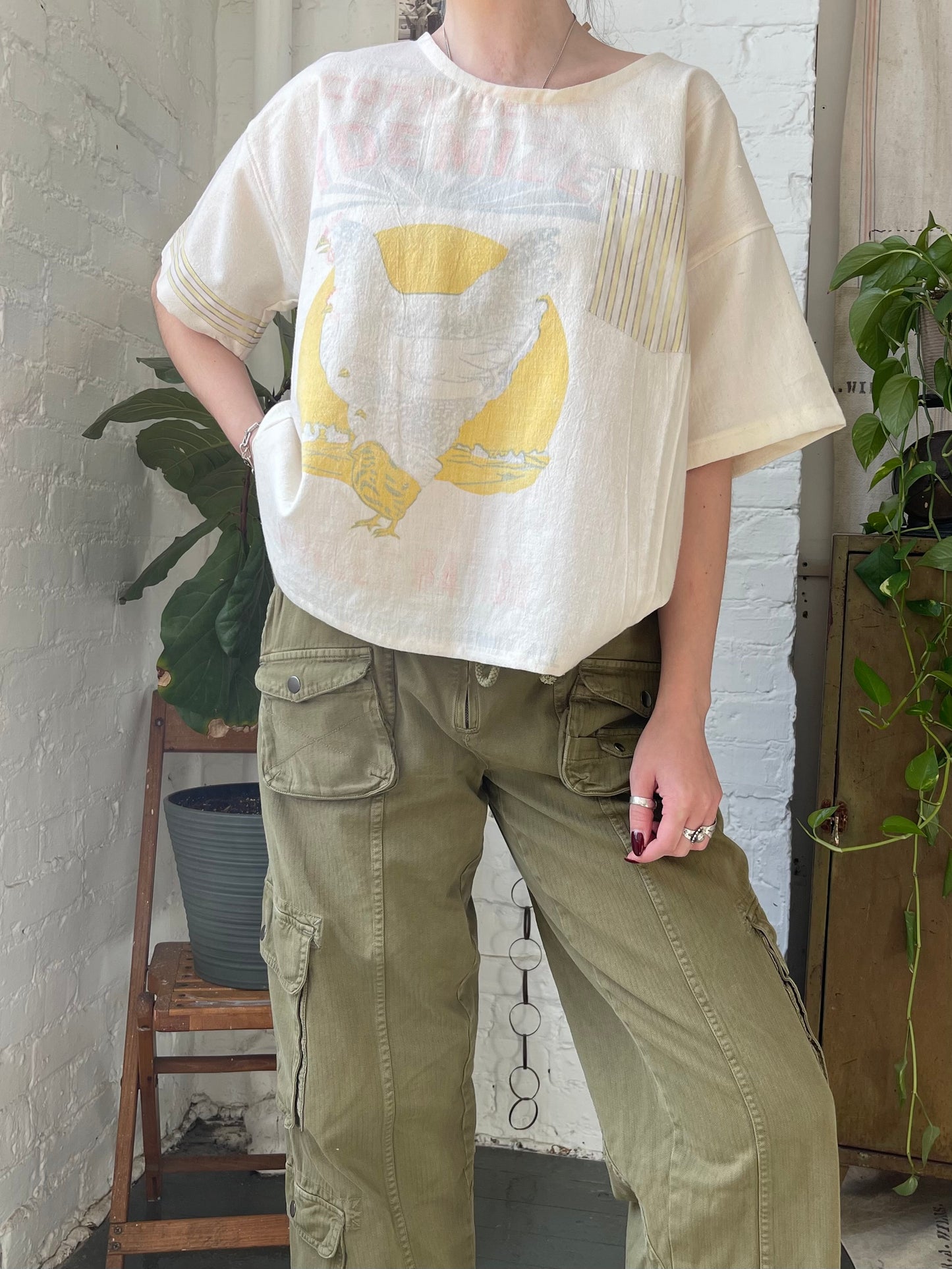 Sunshine Feedsack Tee [S]