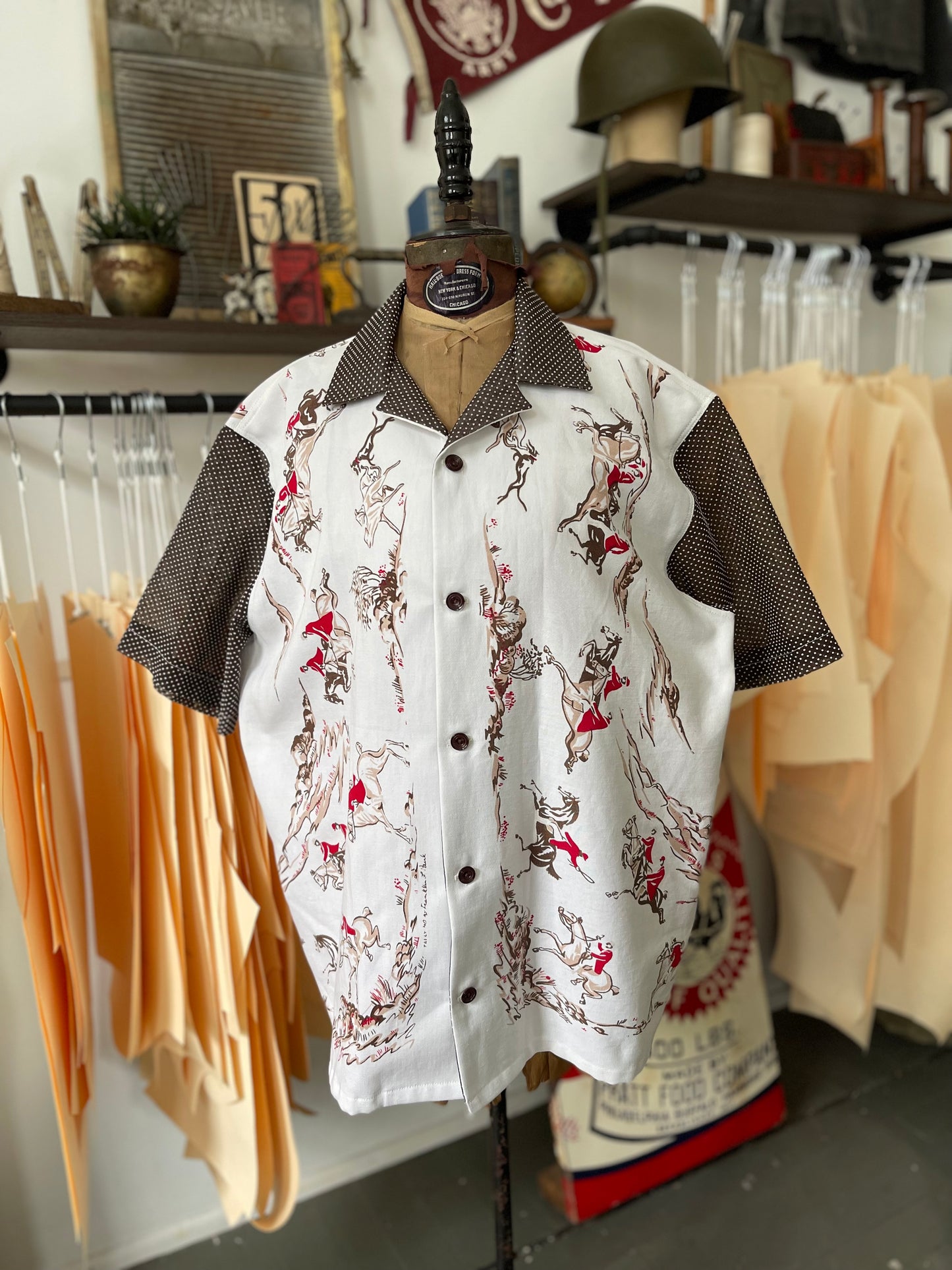 Equestrian Bowling Shirt [L]