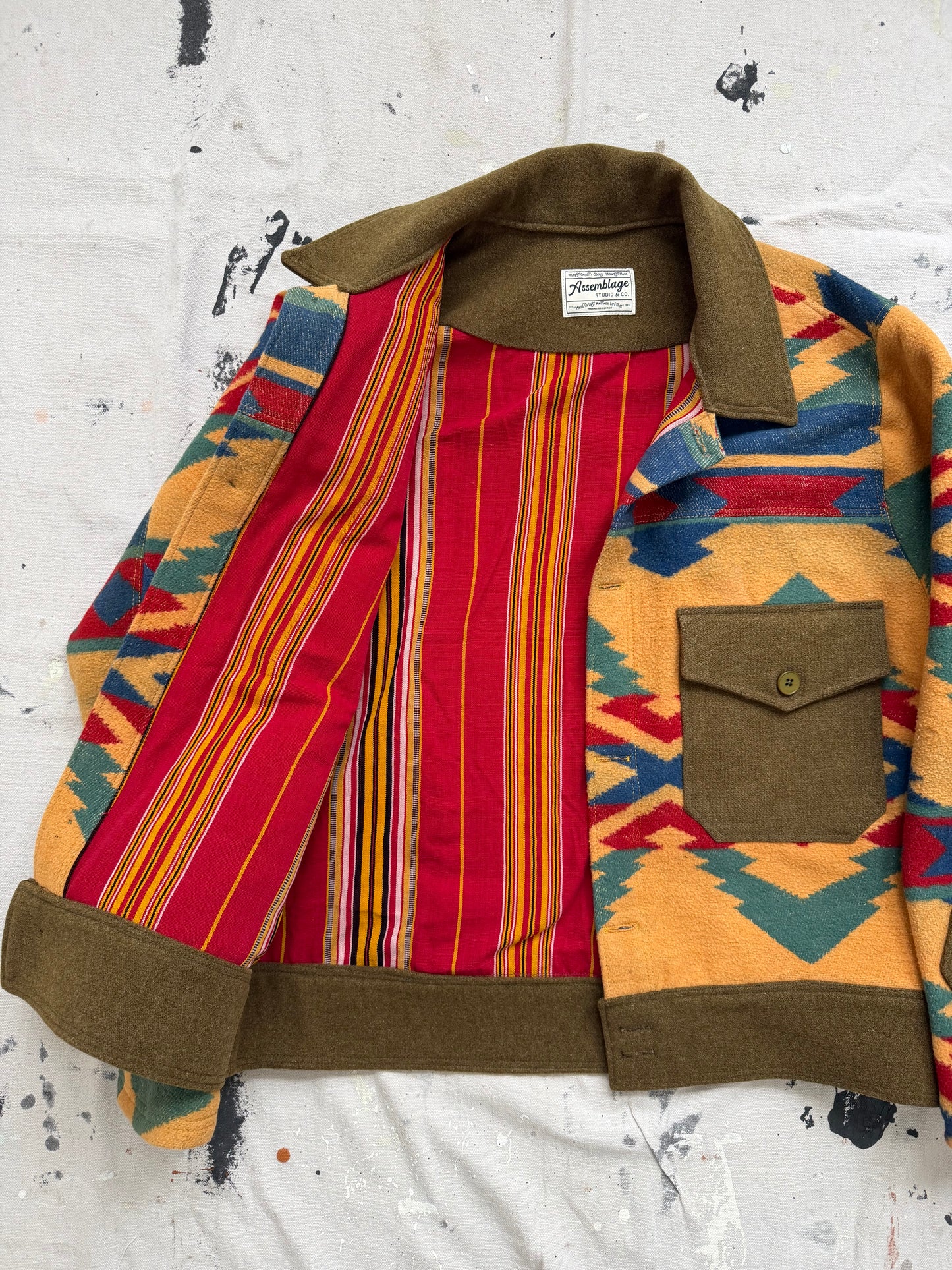 Camp Blanket Wool Jacket [L]