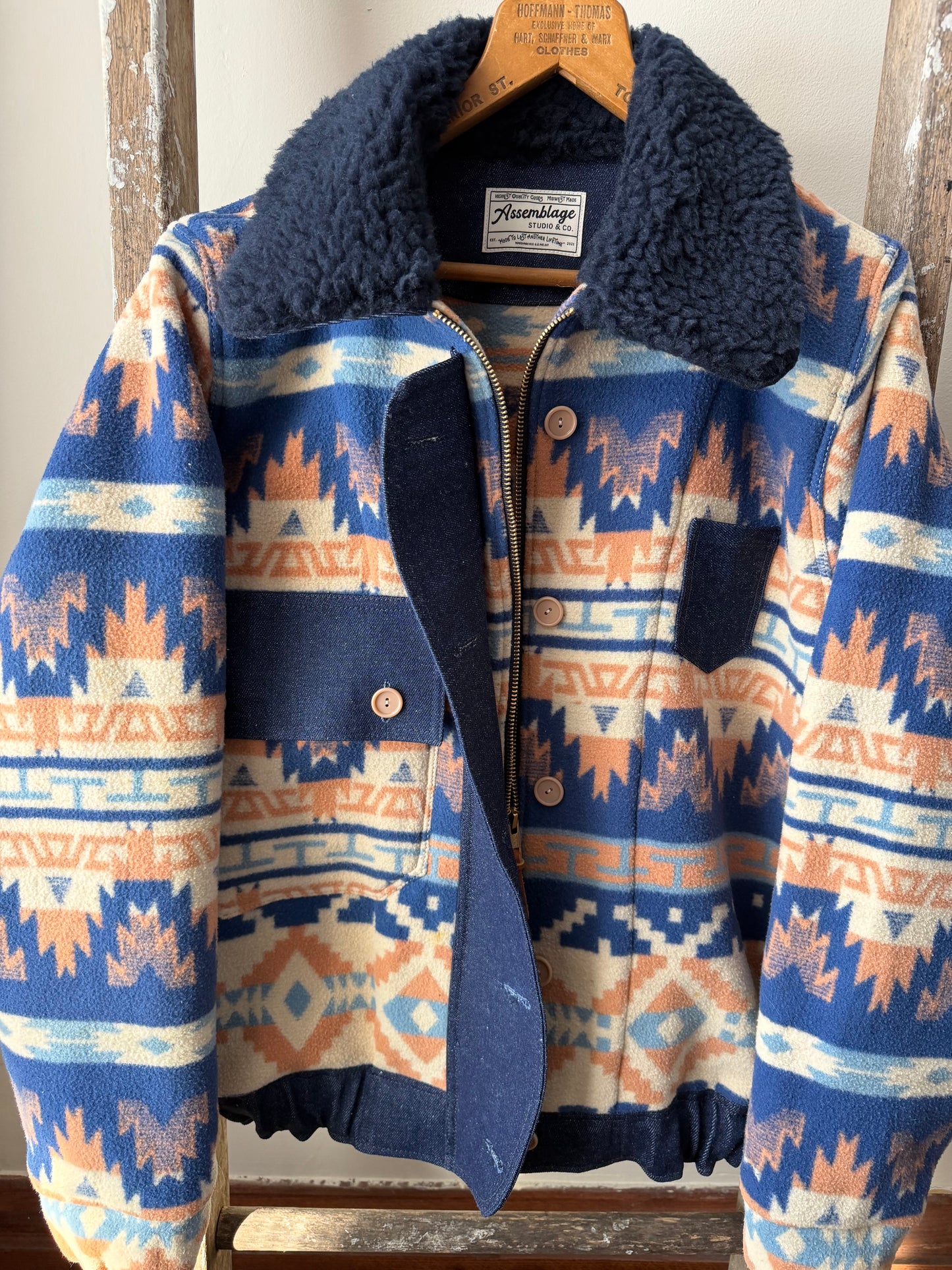 Camp Blanket & Denim Jacket [S]