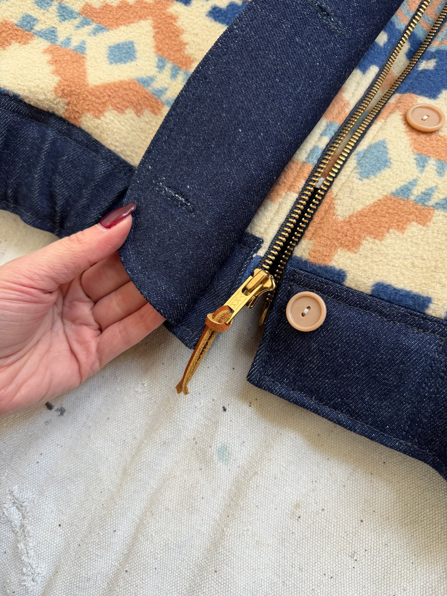 Camp Blanket & Denim Jacket [S]