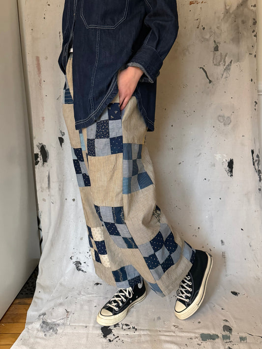 Calico Quilt Topper Pants [M]