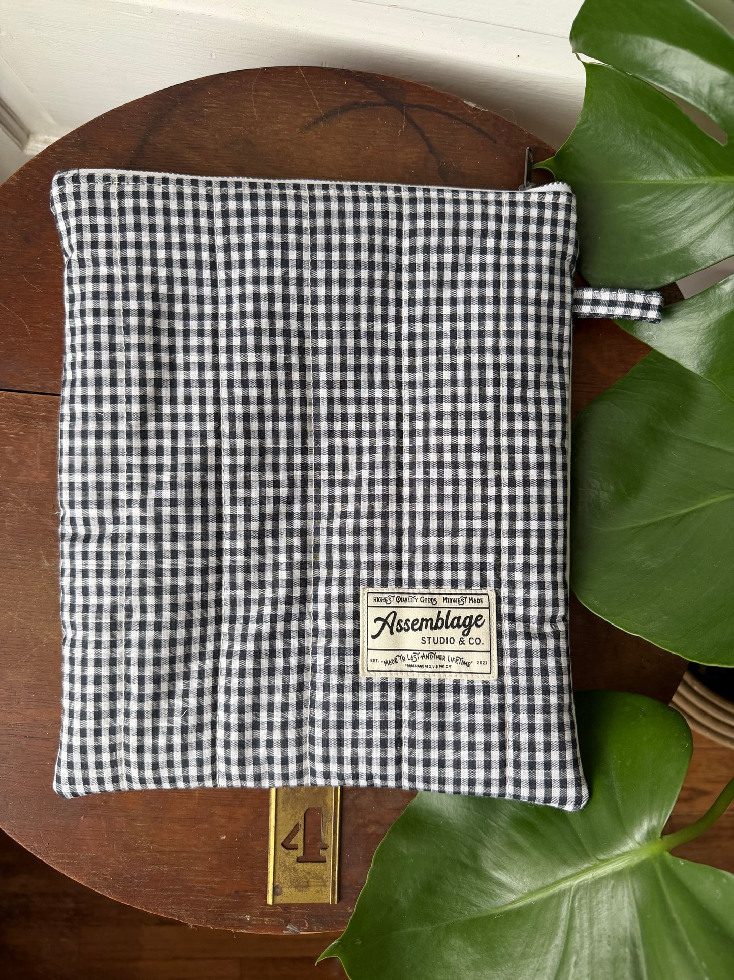 Quilted Snoopy Zipper Pouches