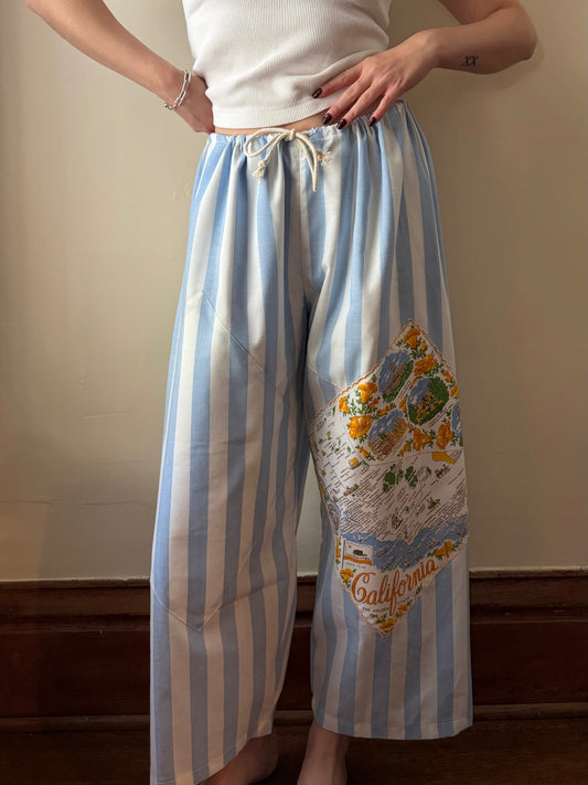 California Striped Beach Pants [OS]