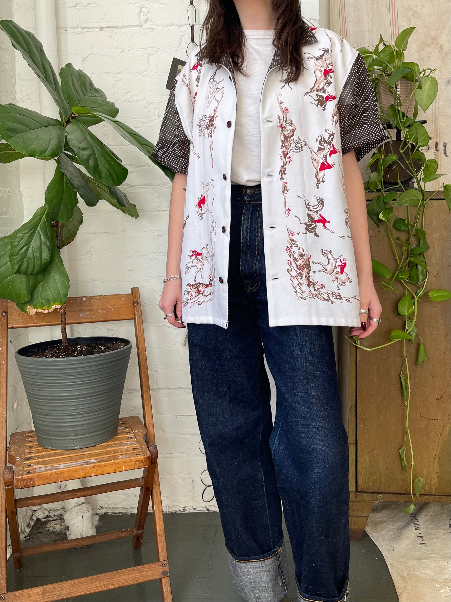 Equestrian Bowling Shirt [L]