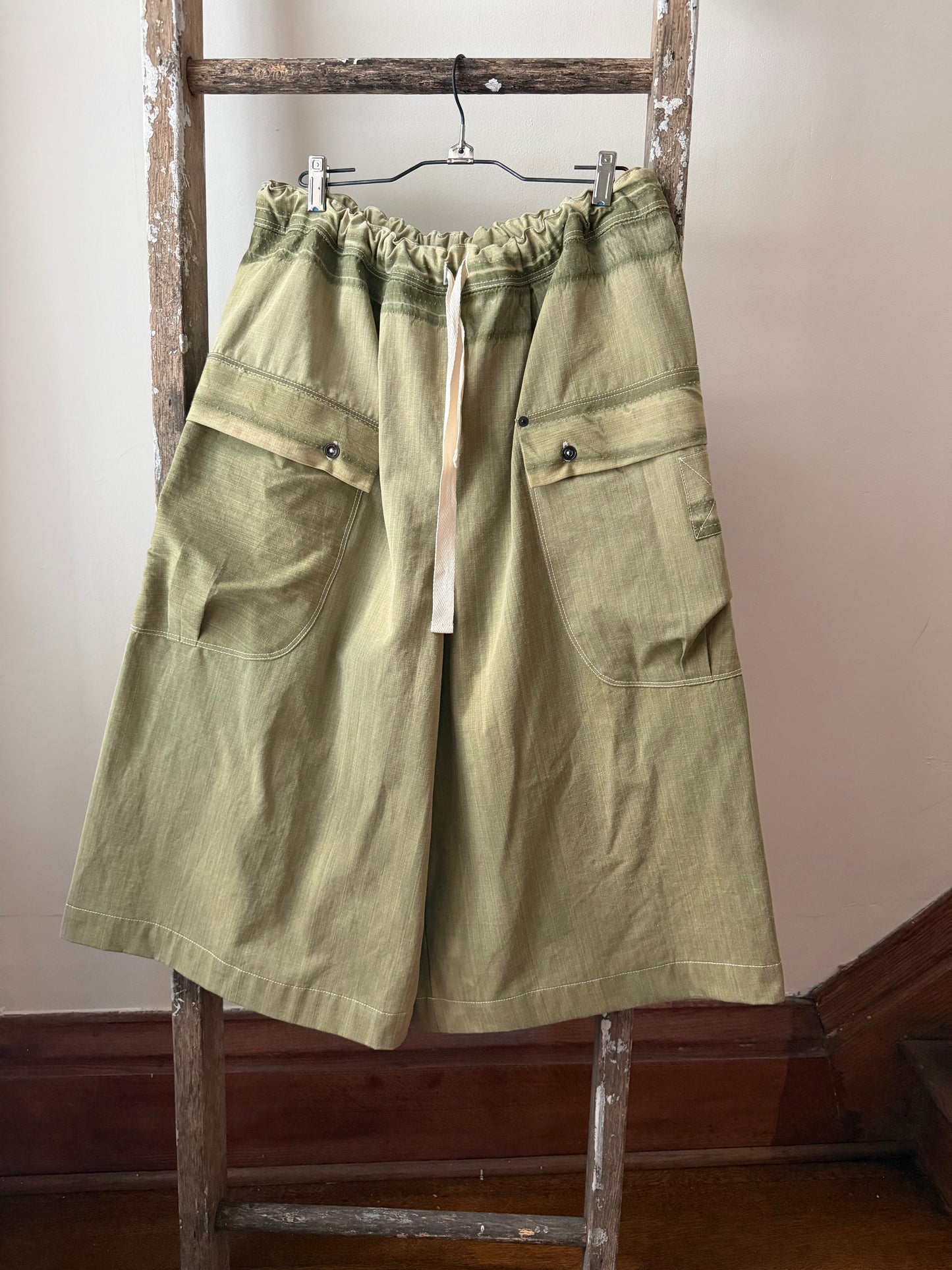 Olive Ripstop Culottes [L]