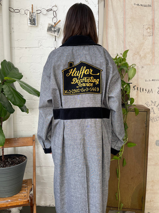 Salt & Pepper Shop Coat [L]