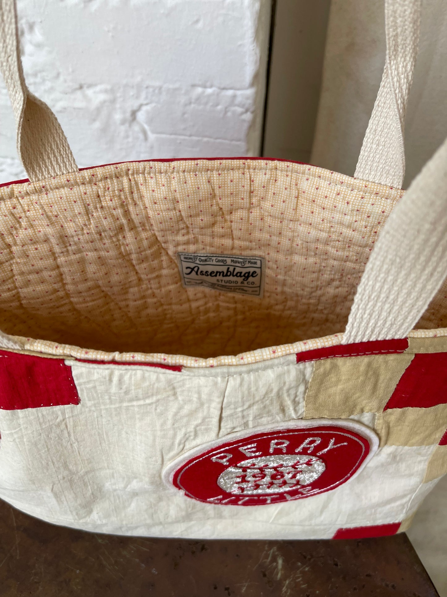 Checked Quilt Tote