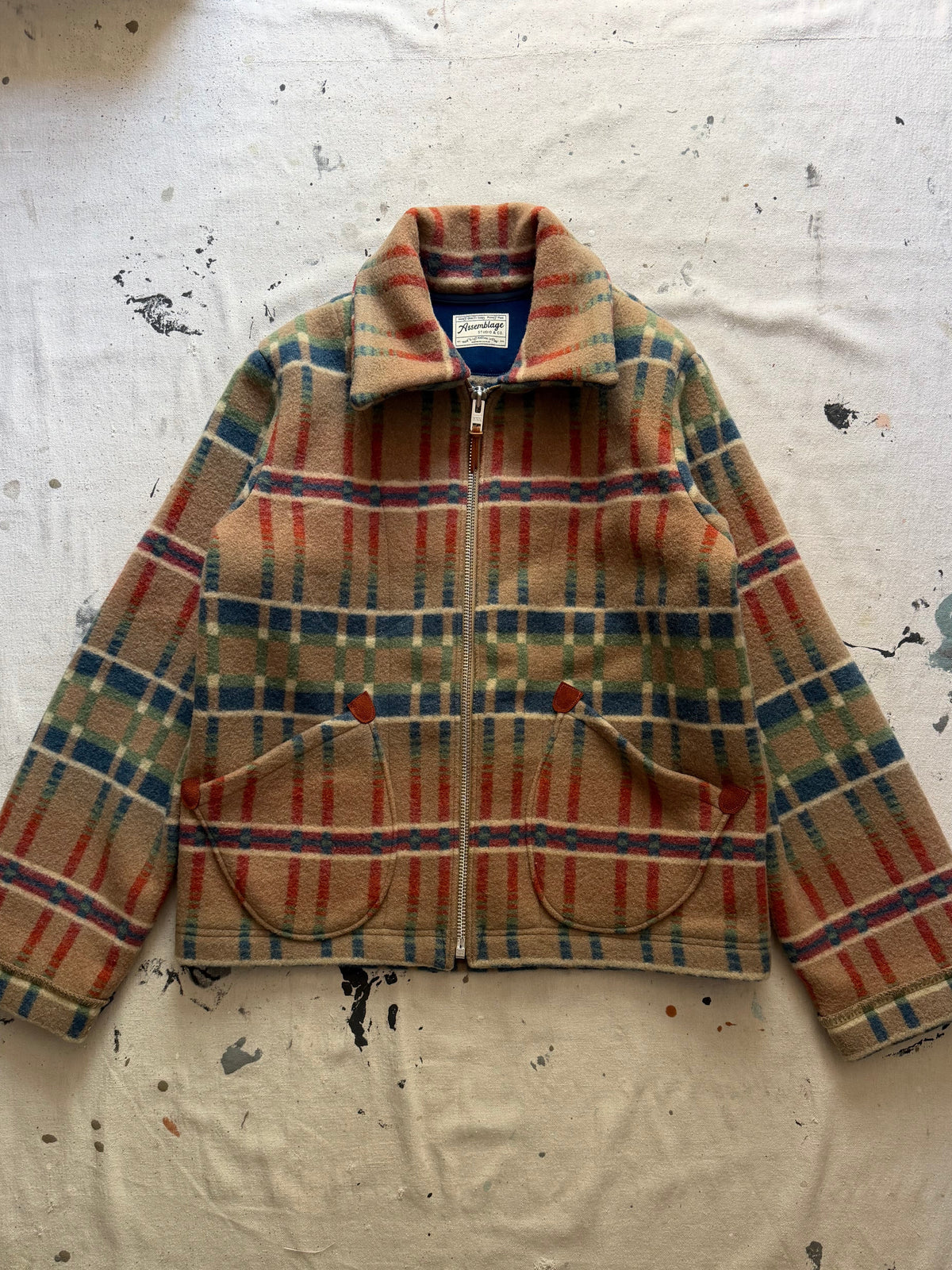 Multi Color Wool Coat [XL]